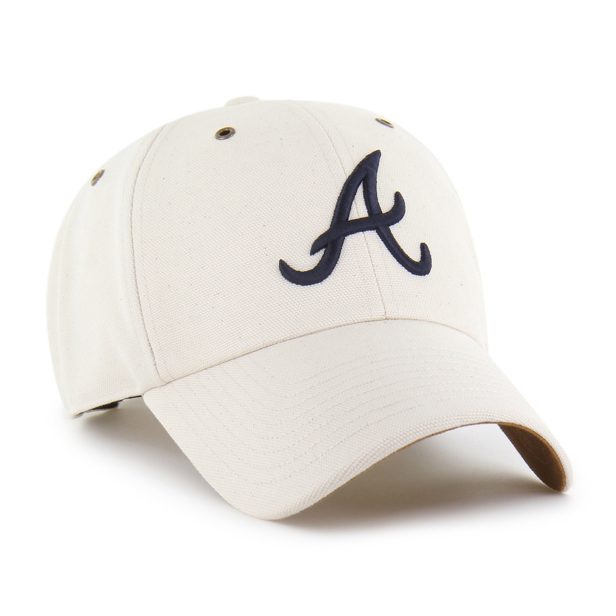47-clean-up-atlanta-braves-carhartt-cap-natural-osf image 4
