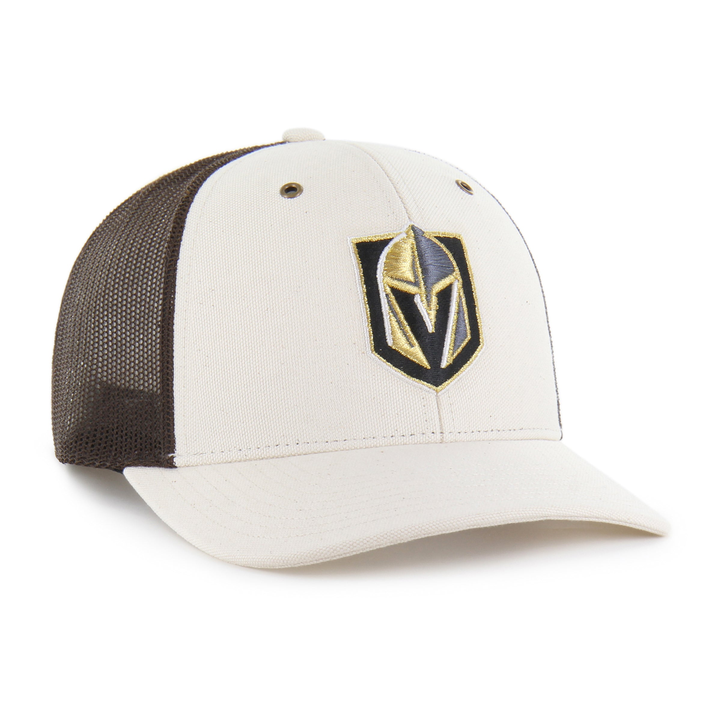 47-brand-vegas-golden-knights-carhartt-trucker-cap-natural image 4