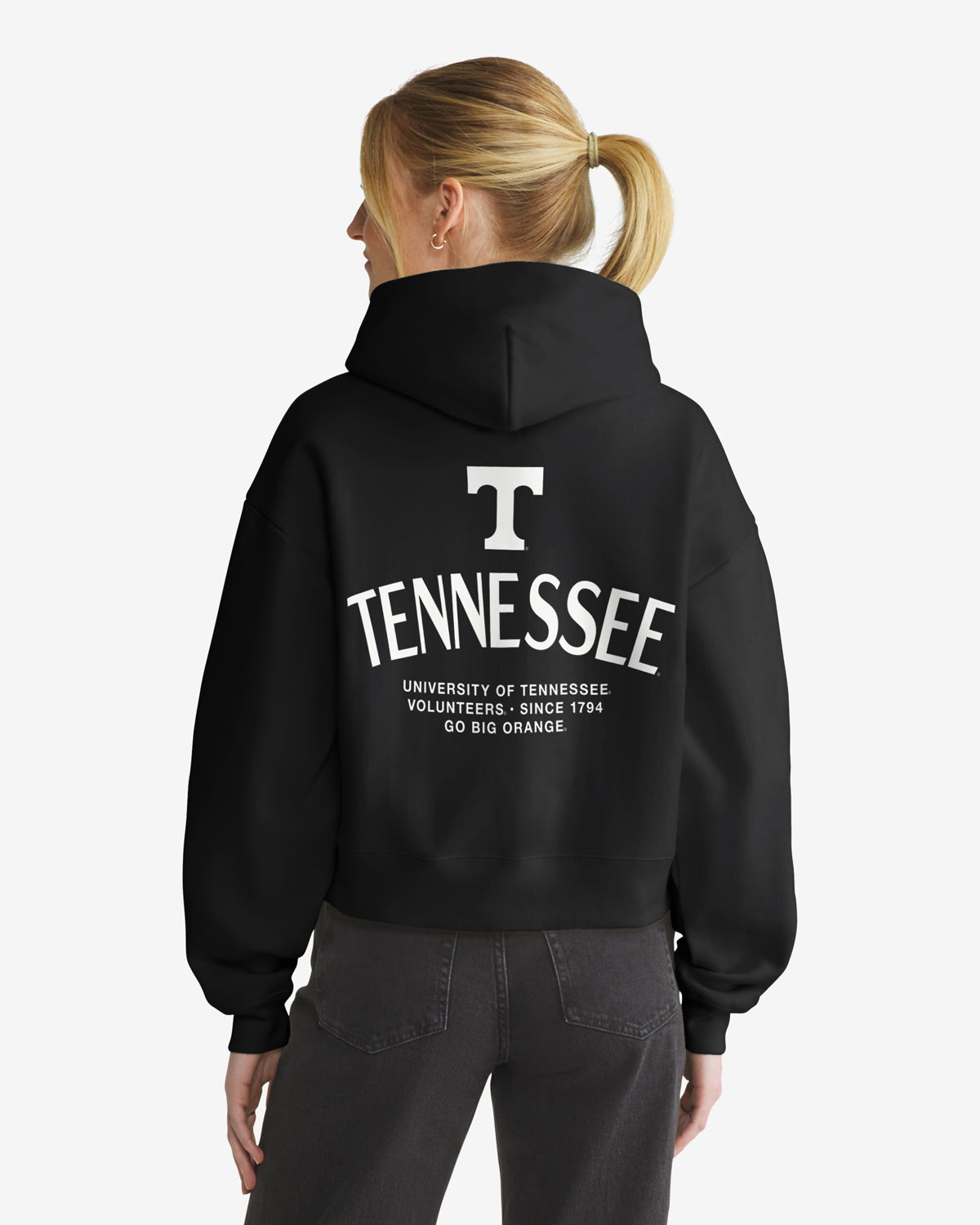 47-hadrian-tennessee-volunteers-hoodie-damen-schwarz-cropped image 2