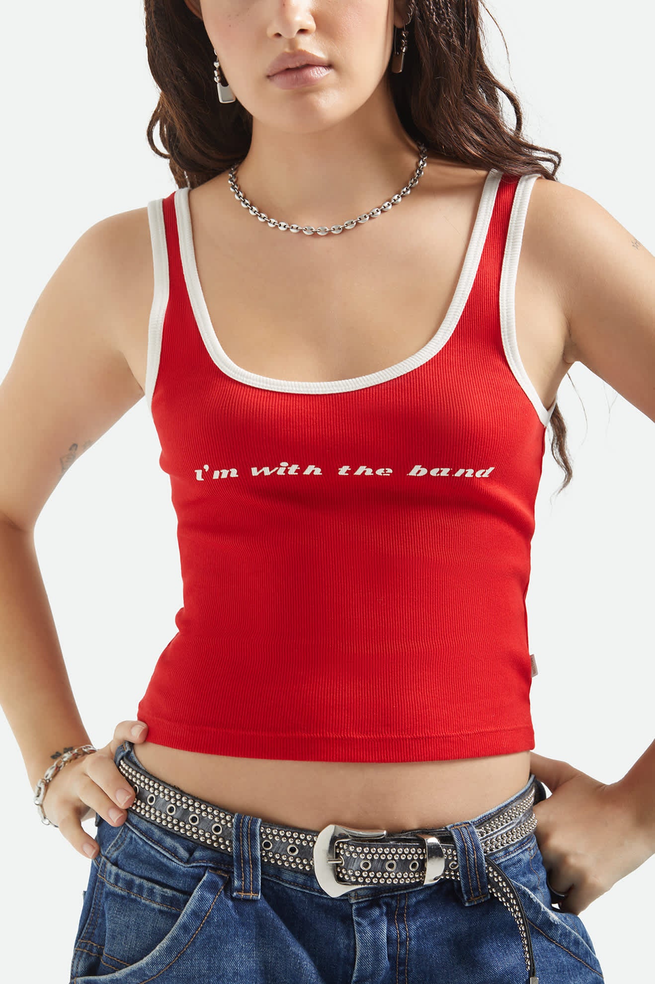 brixton-i-m-with-the-band-ringer-a-tank-tank-top-adrenaline-rush-rot image 5