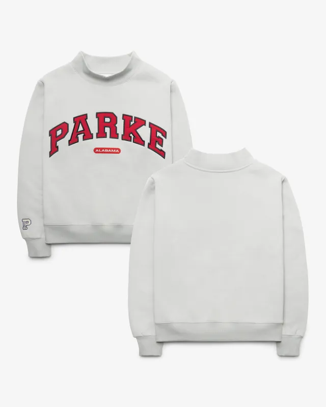 47-headline-crew-alabama-varsity-mockneck-sweatshirt-relay-grey image 1