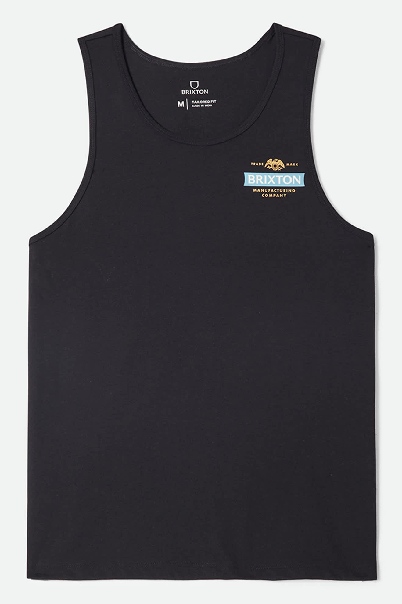 brixton-pinnacle-tank-top-tank-schwarz-mit-backprint image 1