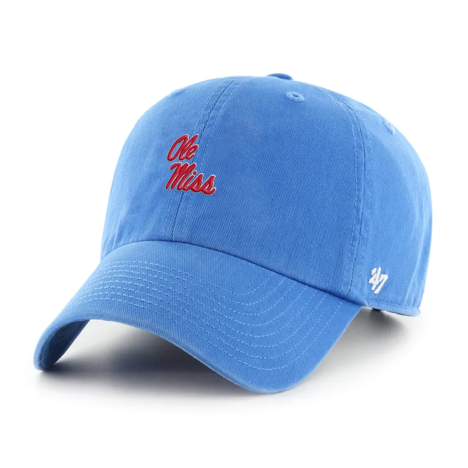 47-clean-up-ole-miss-rebels-cap-blue-raz-strapback image 1