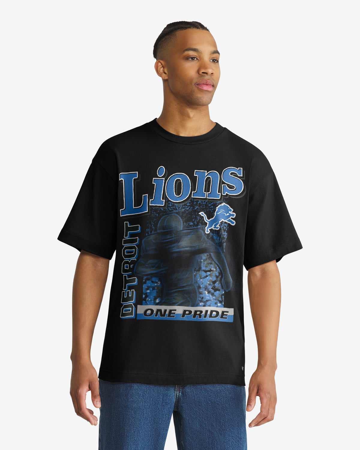 47-foundation-tee-speed-burst-t-shirt-detroit-lions-schwarz image 1