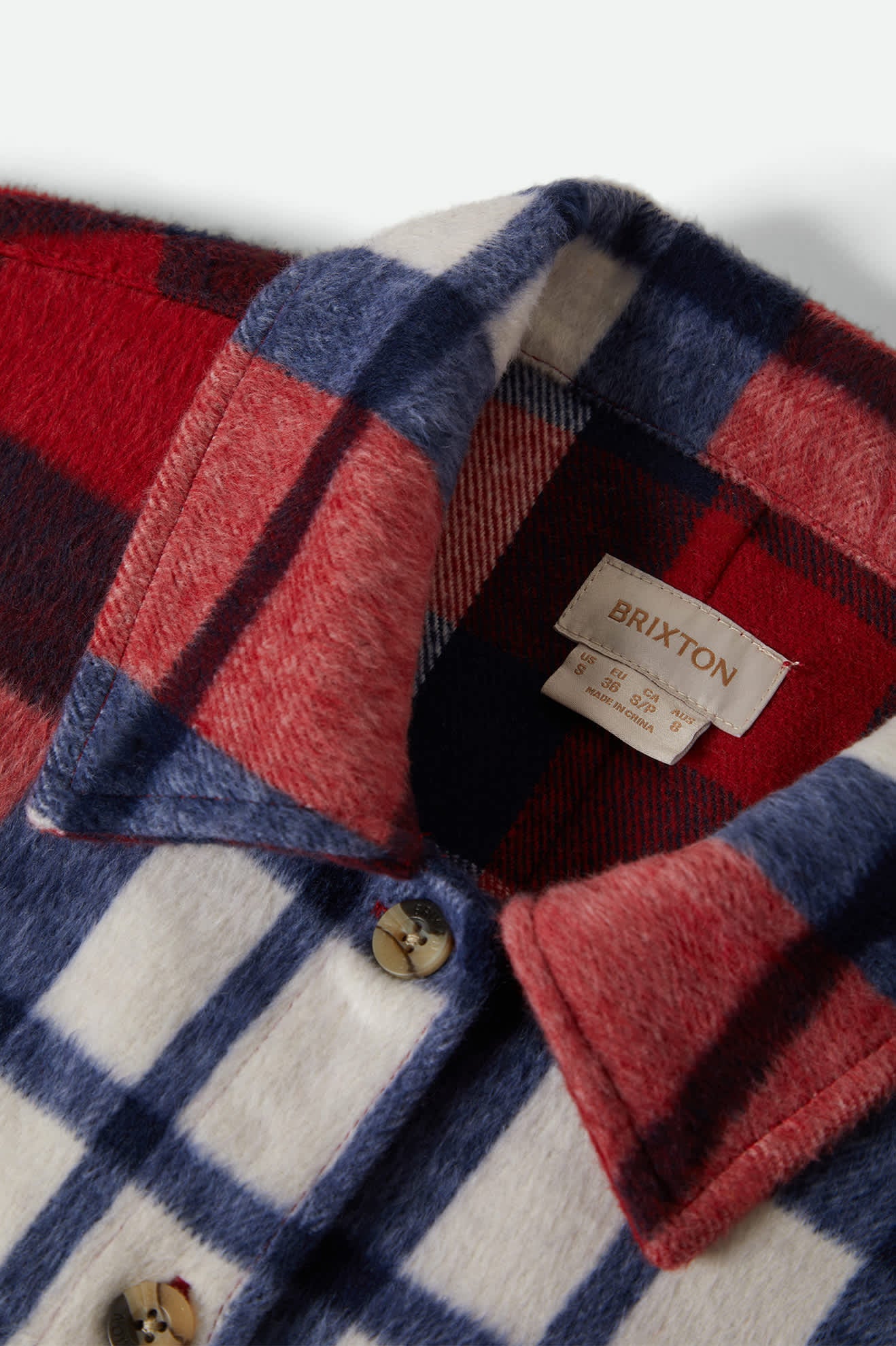 brixton-bowery-flanellhemd-damen-navy-kariert image 5