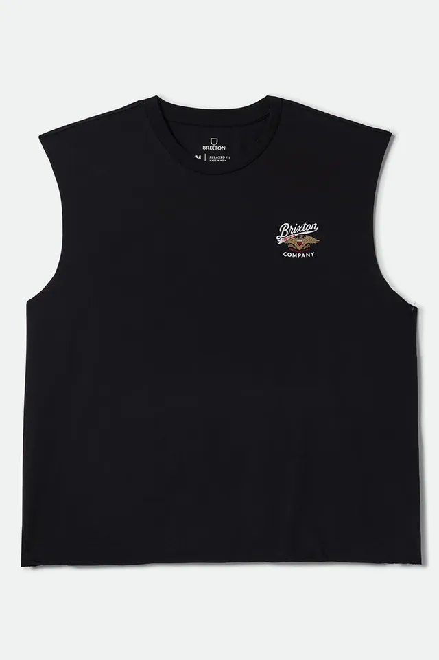brixton-eagle-crest-muscle-tank-top-schwarz image 1