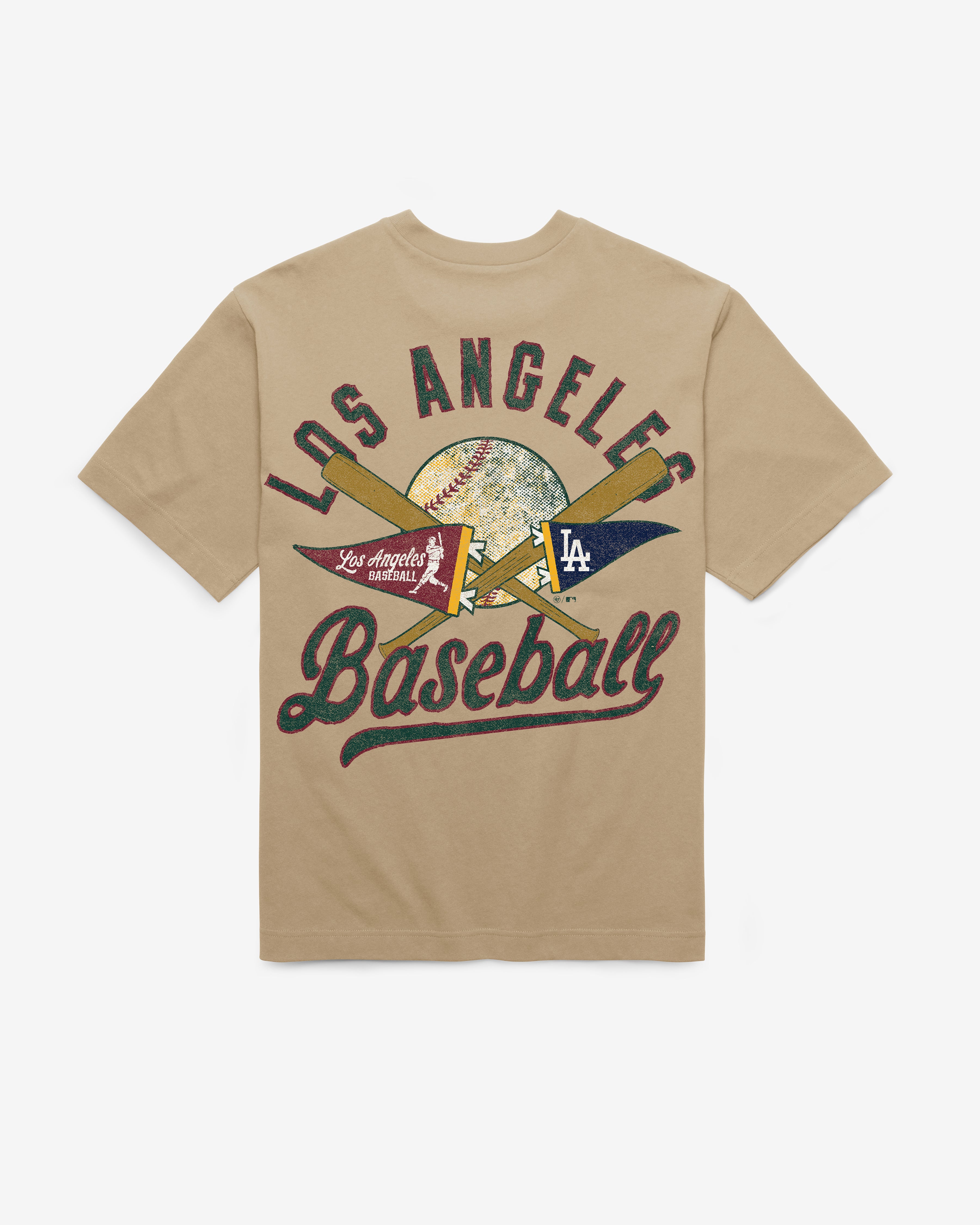 47-foundation-dodgers-city-ball-t-shirt-khaki-herren image 3