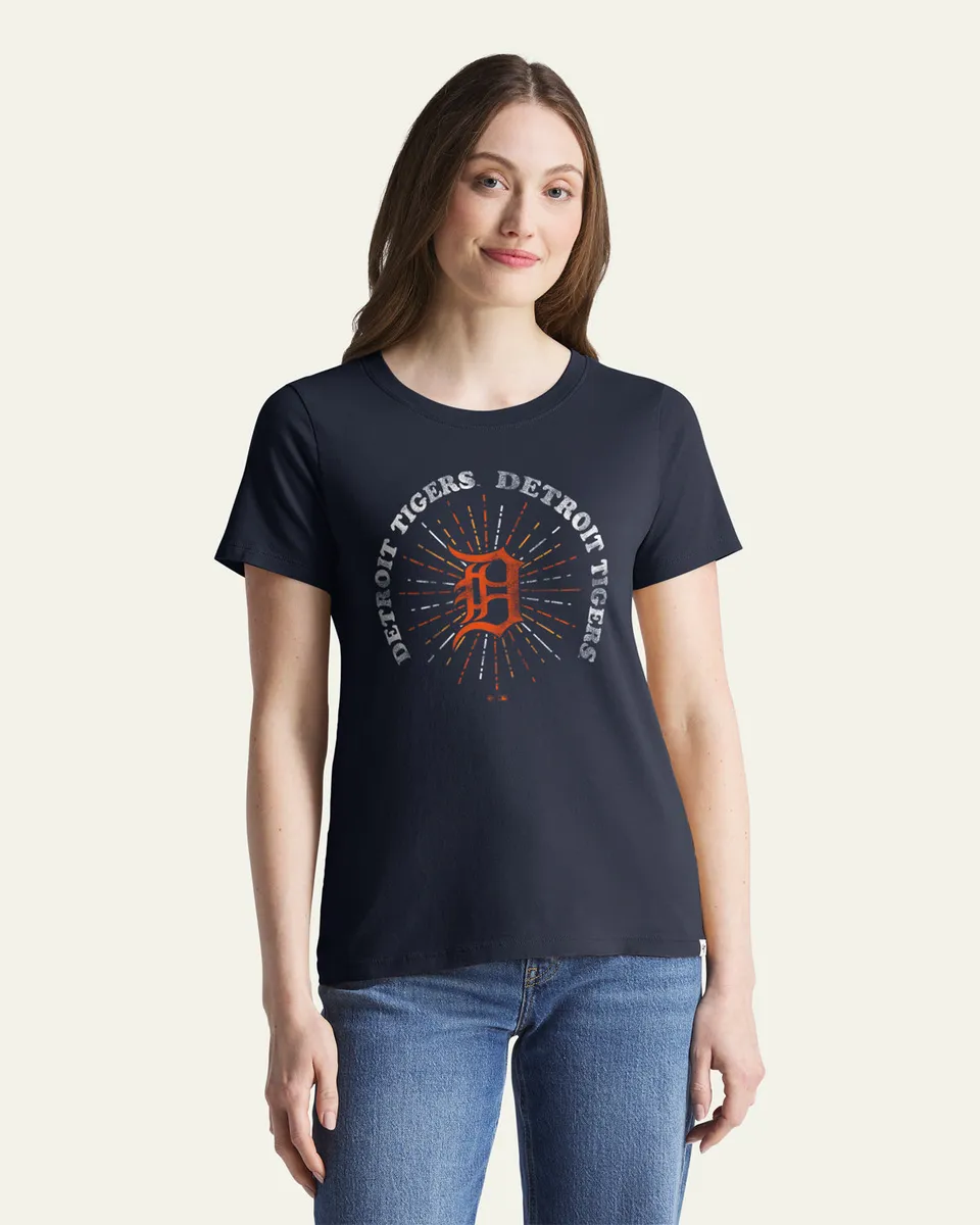 47-foundation-tee-detroit-tigers-shine-lines-t-shirt-navy-damen image 1