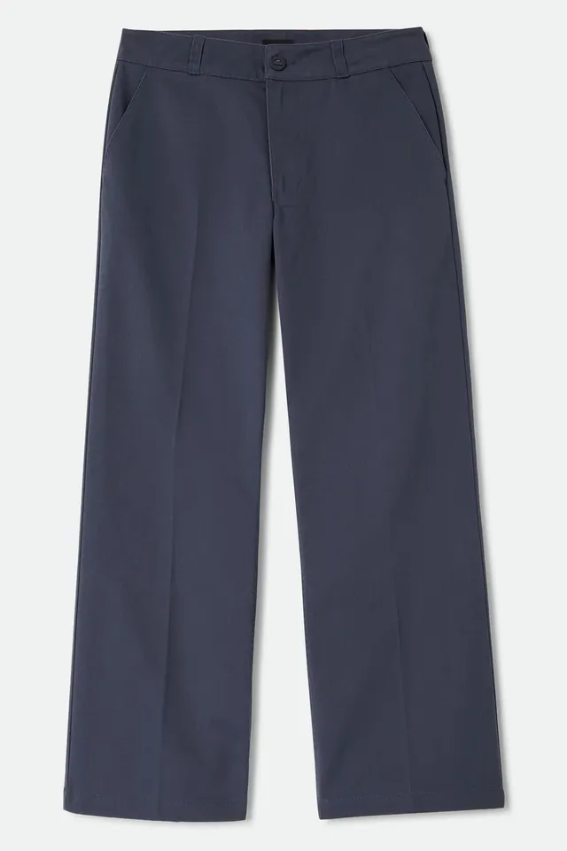 brixton-trademark-chino-hose-washed-navy-blau image 1