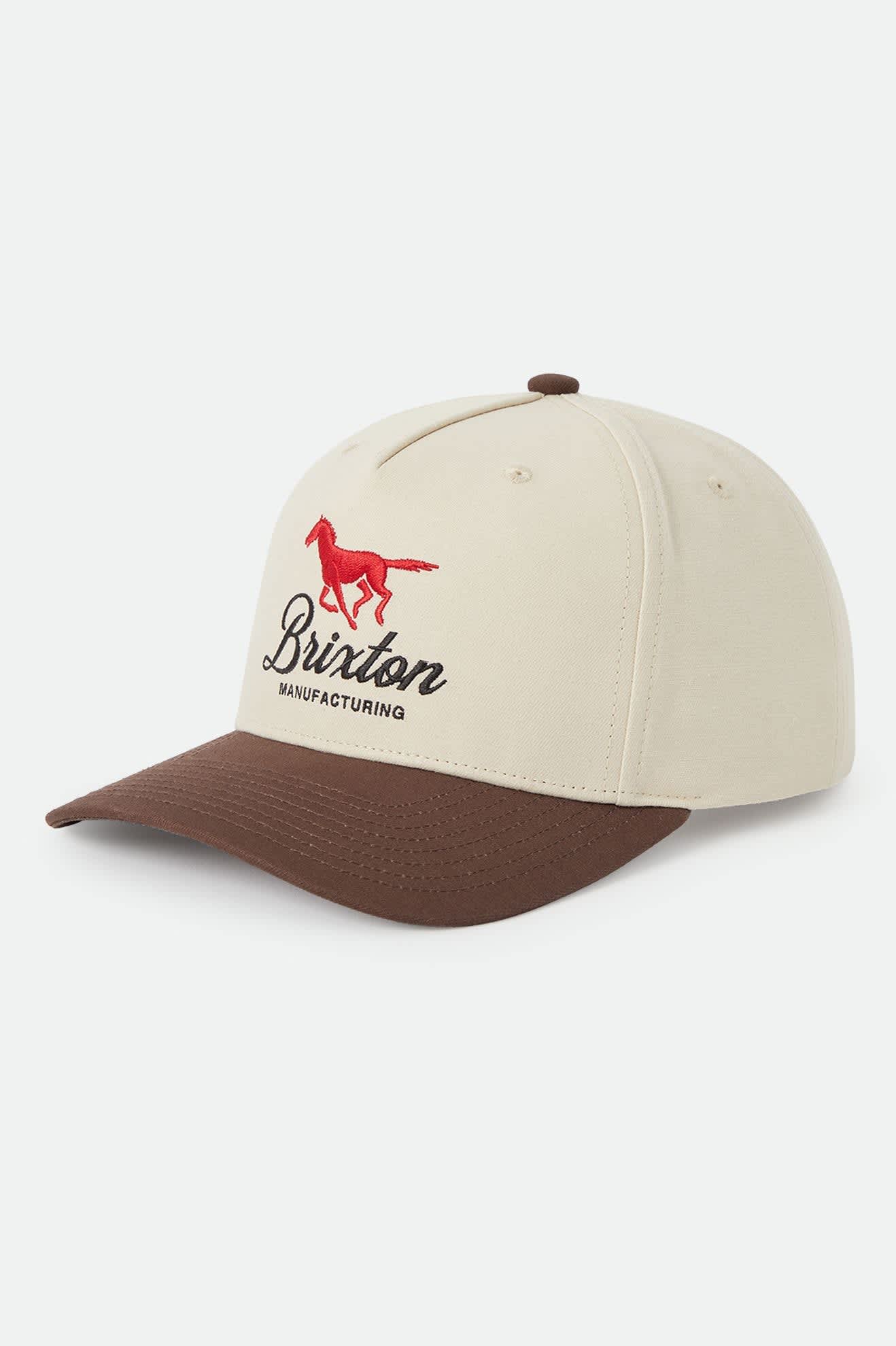 brixton-leisure-snapback-cap-khaki-coco image 1