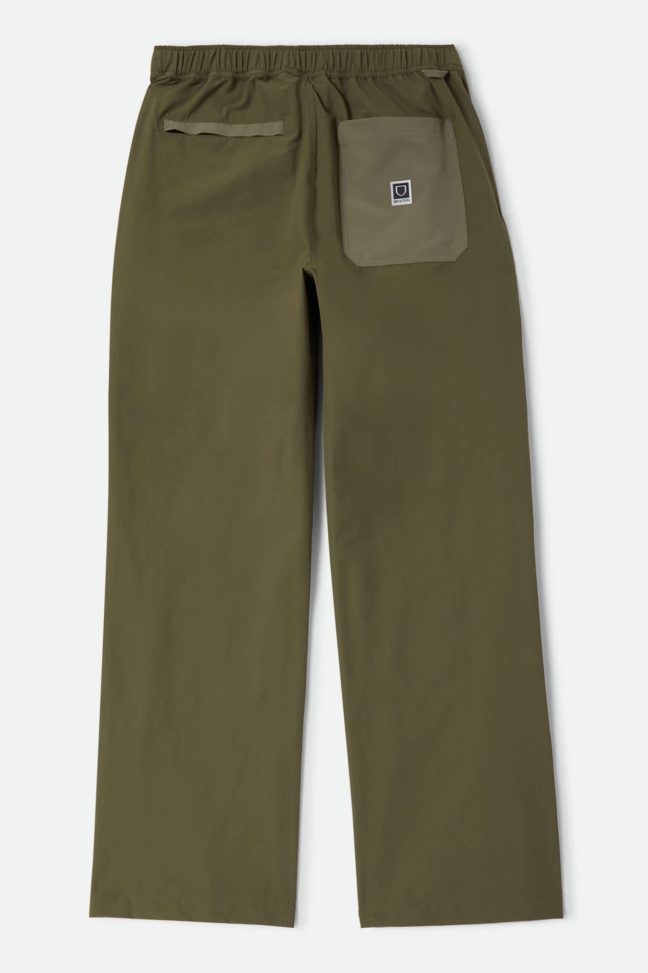 brixton-journey-utility-pant-dark-olive-nylon image 7