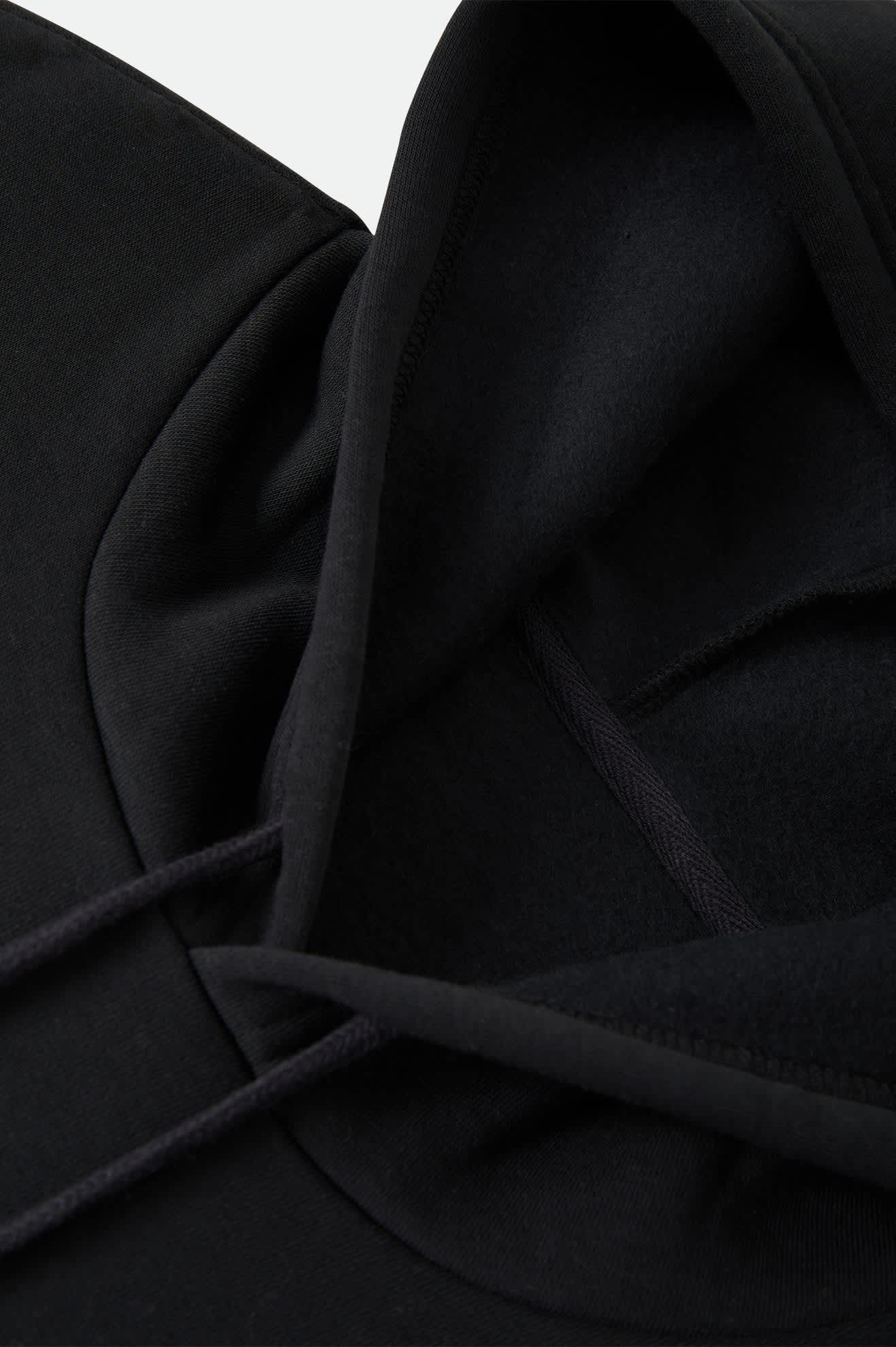 brixton-crest-ii-hood-hoodie-schwarz image 3