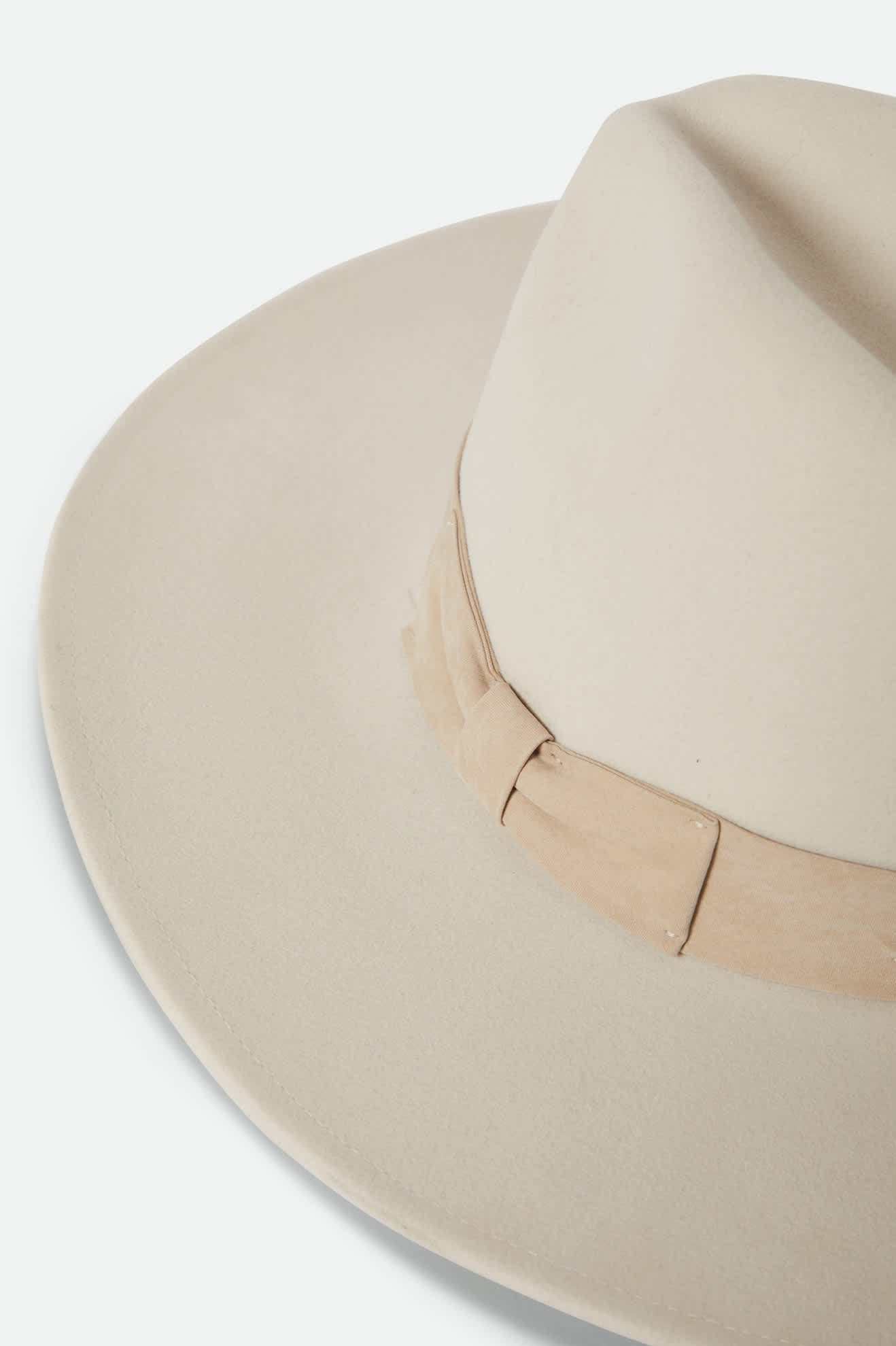 brixton-layton-comfort-fedora-filzhut-dove-sand-wolle image 5