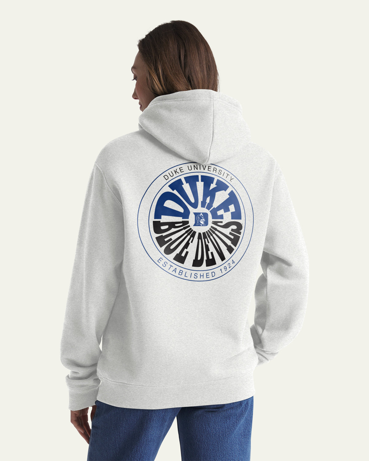 47-headline-duke-blue-devils-hoodie-unisex-grau-baumwolle image 3