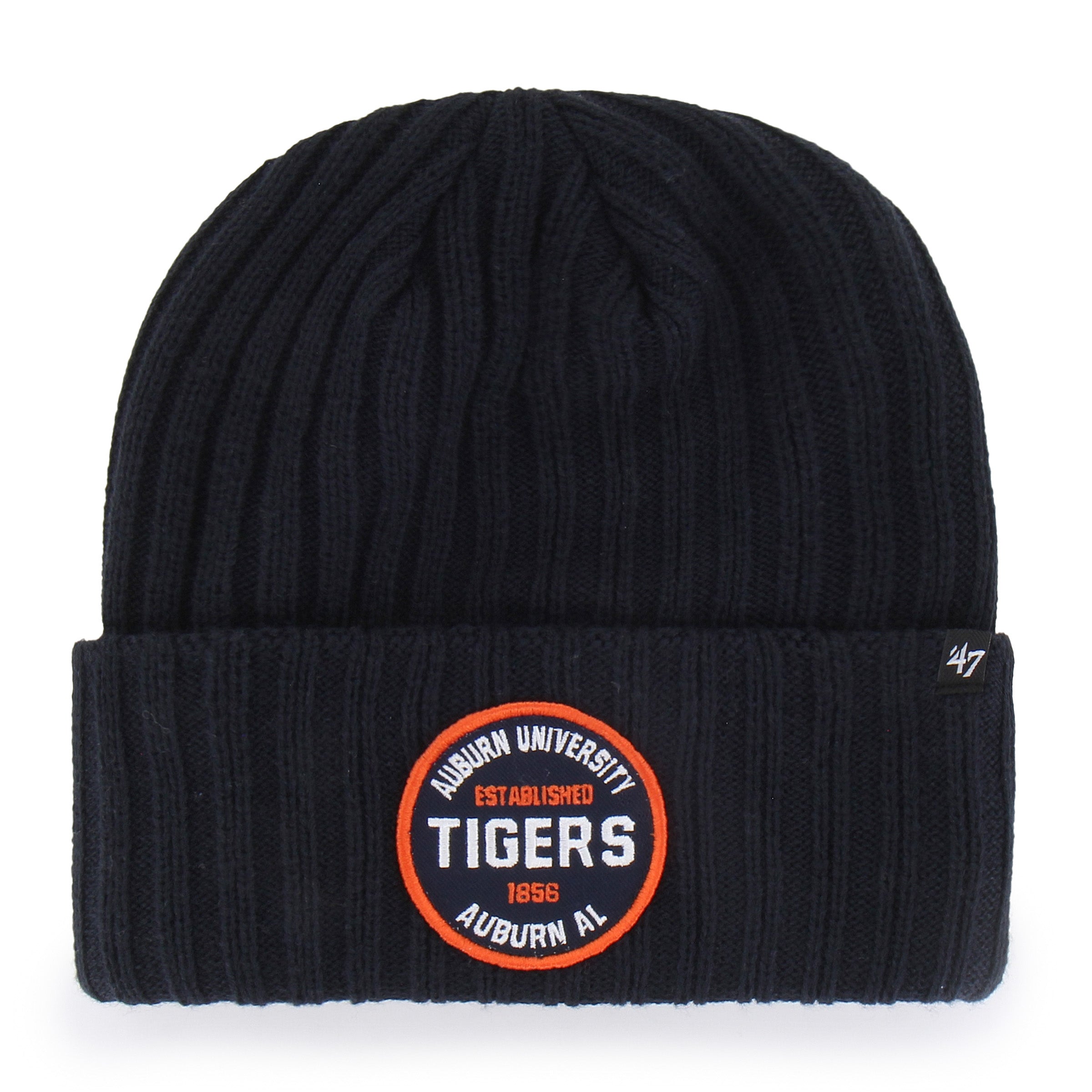 47-brand-cuff-knit-auburn-tigers-beanie-navy-osf image 1