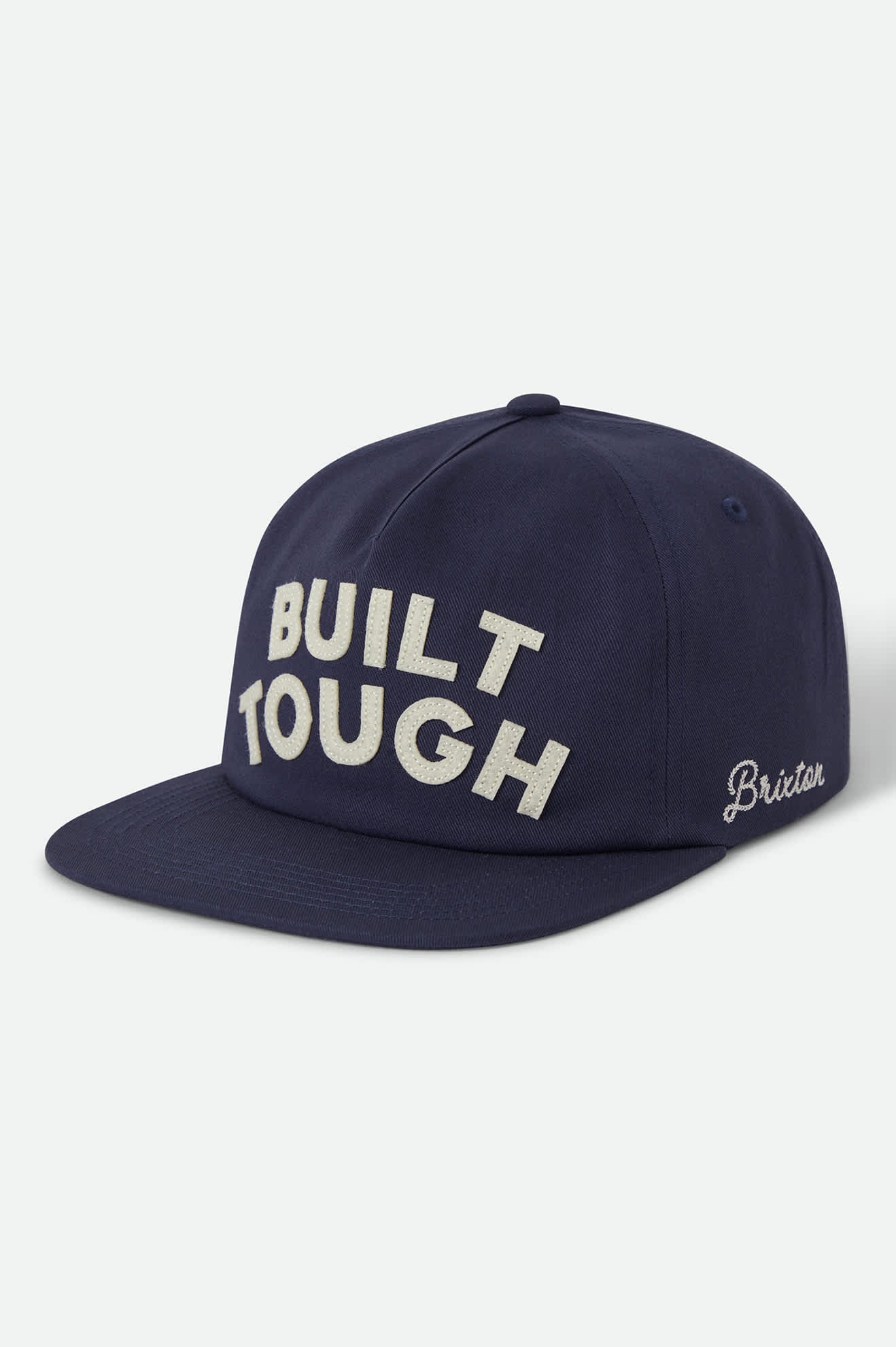 brixton-ford-built-tough-snapback-cap-navy-baumwolle image 1