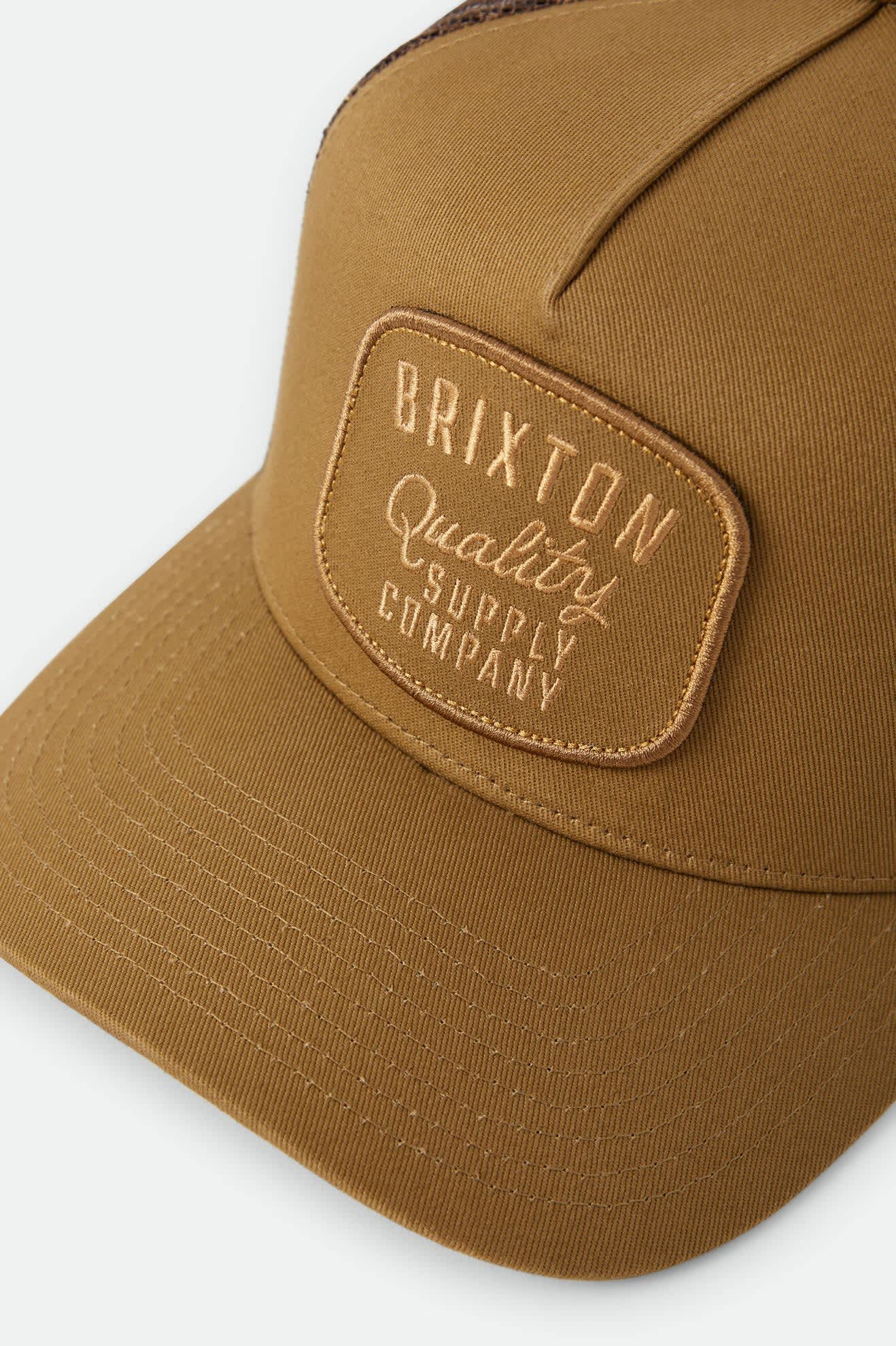 brixton-hubal-trucker-cap-dusted-ochre-mesh image 3