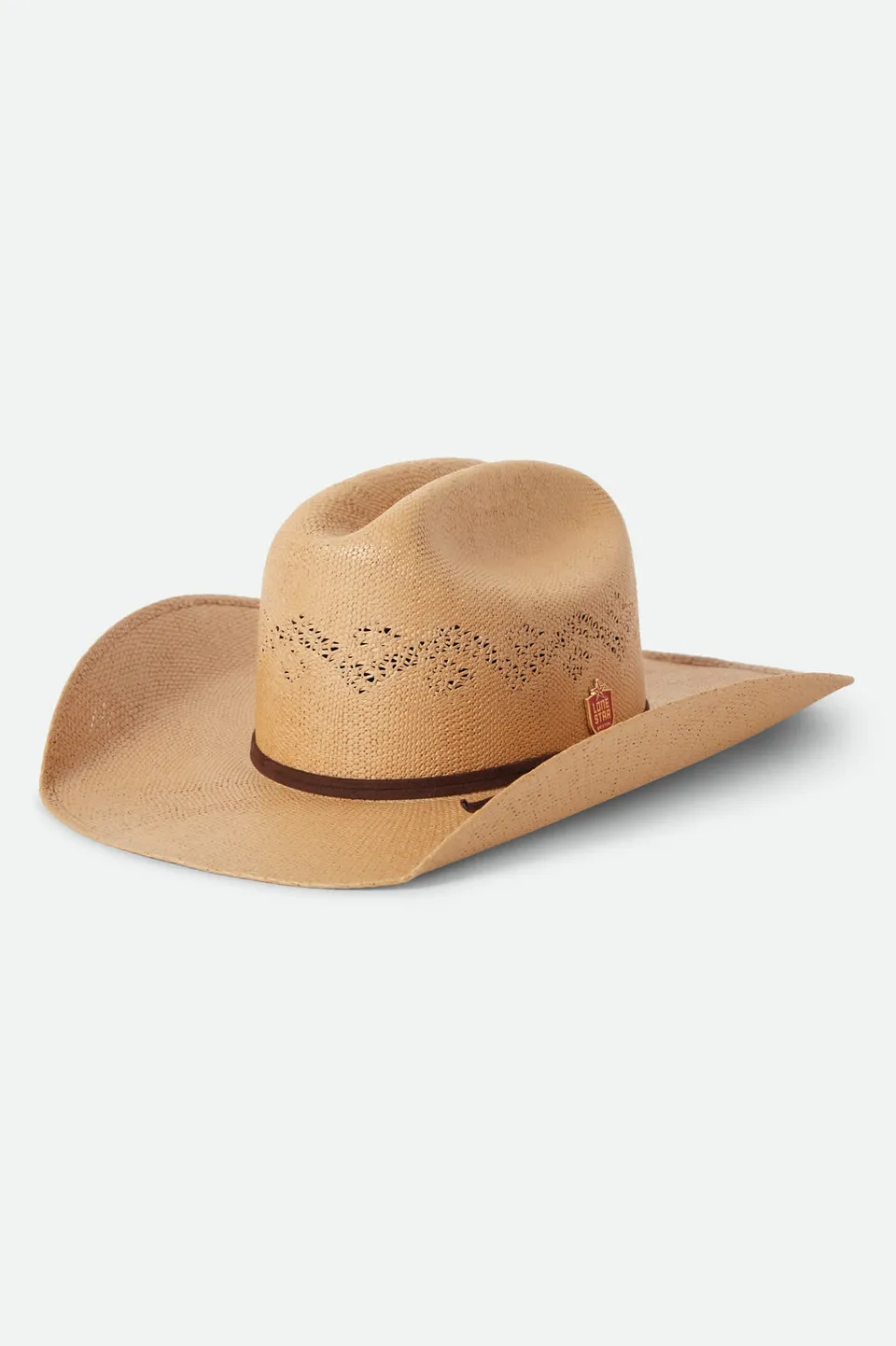 brixton-lone-star-cowboyhut-texas-gold-stroh-10-2-cm-krempe image 1