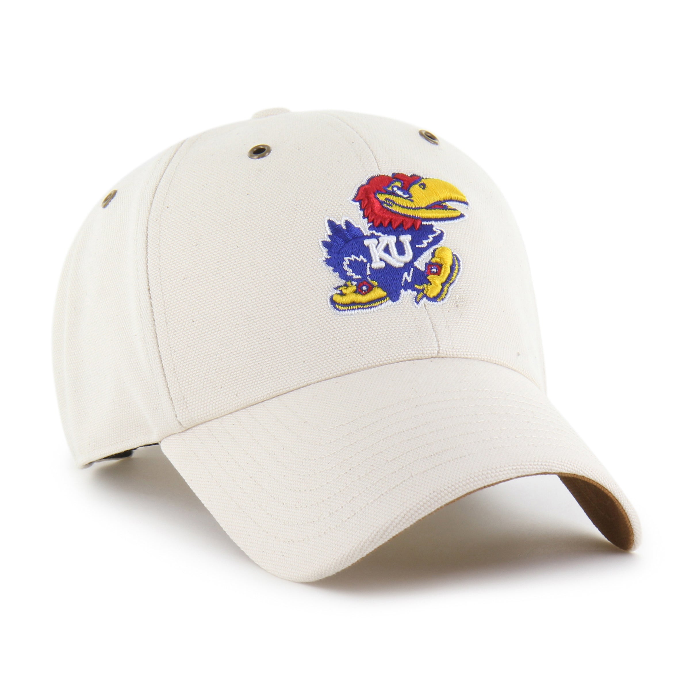 47-clean-up-kansas-jayhawks-carhartt-cap-natural image 4