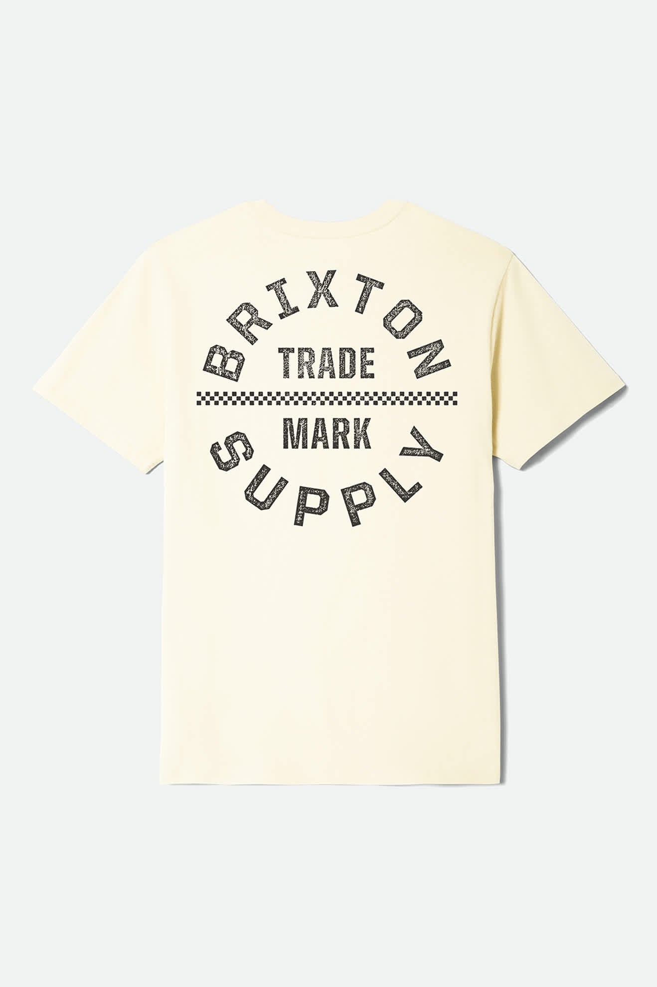 brixton-oath-v-t-shirt-creme-schwarz-baumwolle image 2