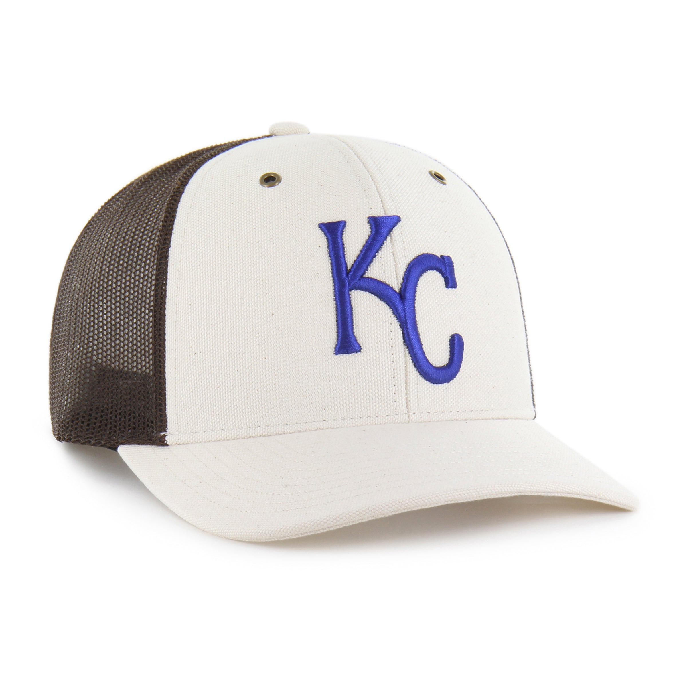 47-trucker-kansas-city-royals-carhartt-cap-natural-snapback image 4