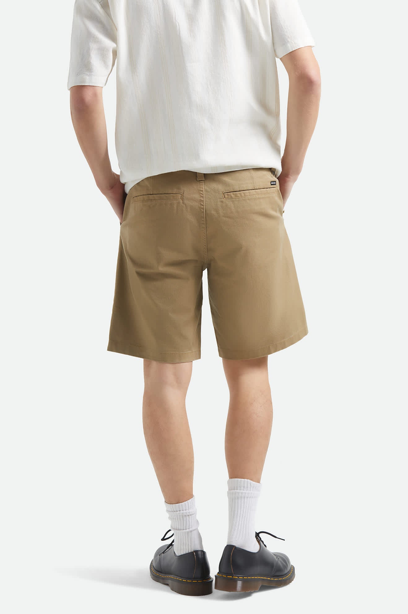 brixton-santo-chino-shorts-khaki-stretch-recycled-19-inch image 4