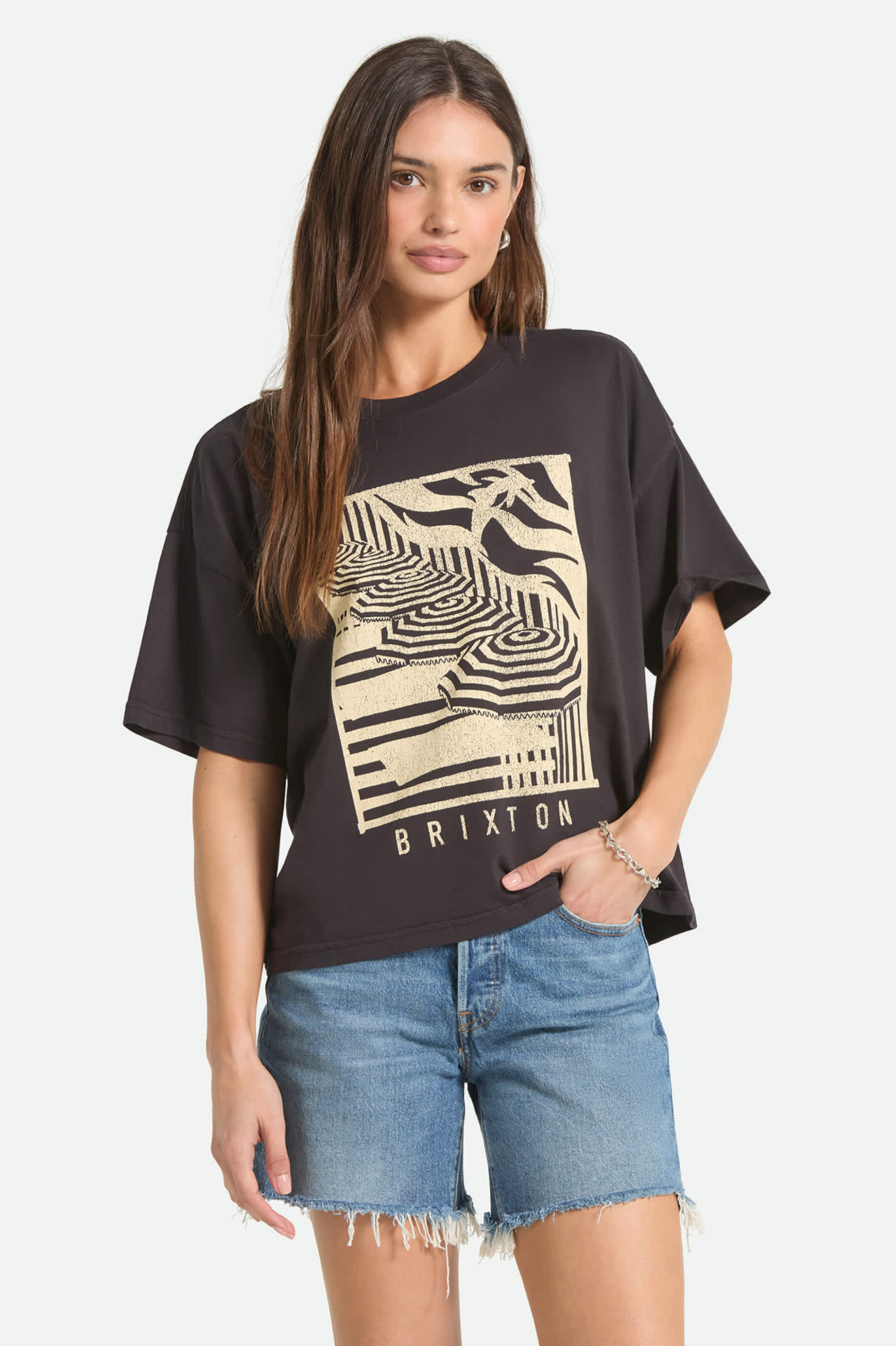 brixton-poolside-boxy-crew-t-shirt-washed-black image 1