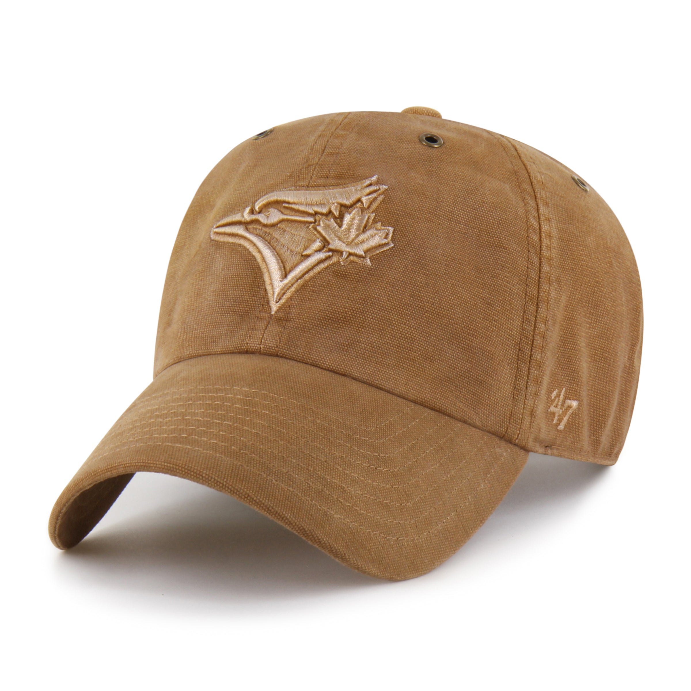 47-clean-up-toronto-blue-jays-cap-braun-carhartt-canvas image 4
