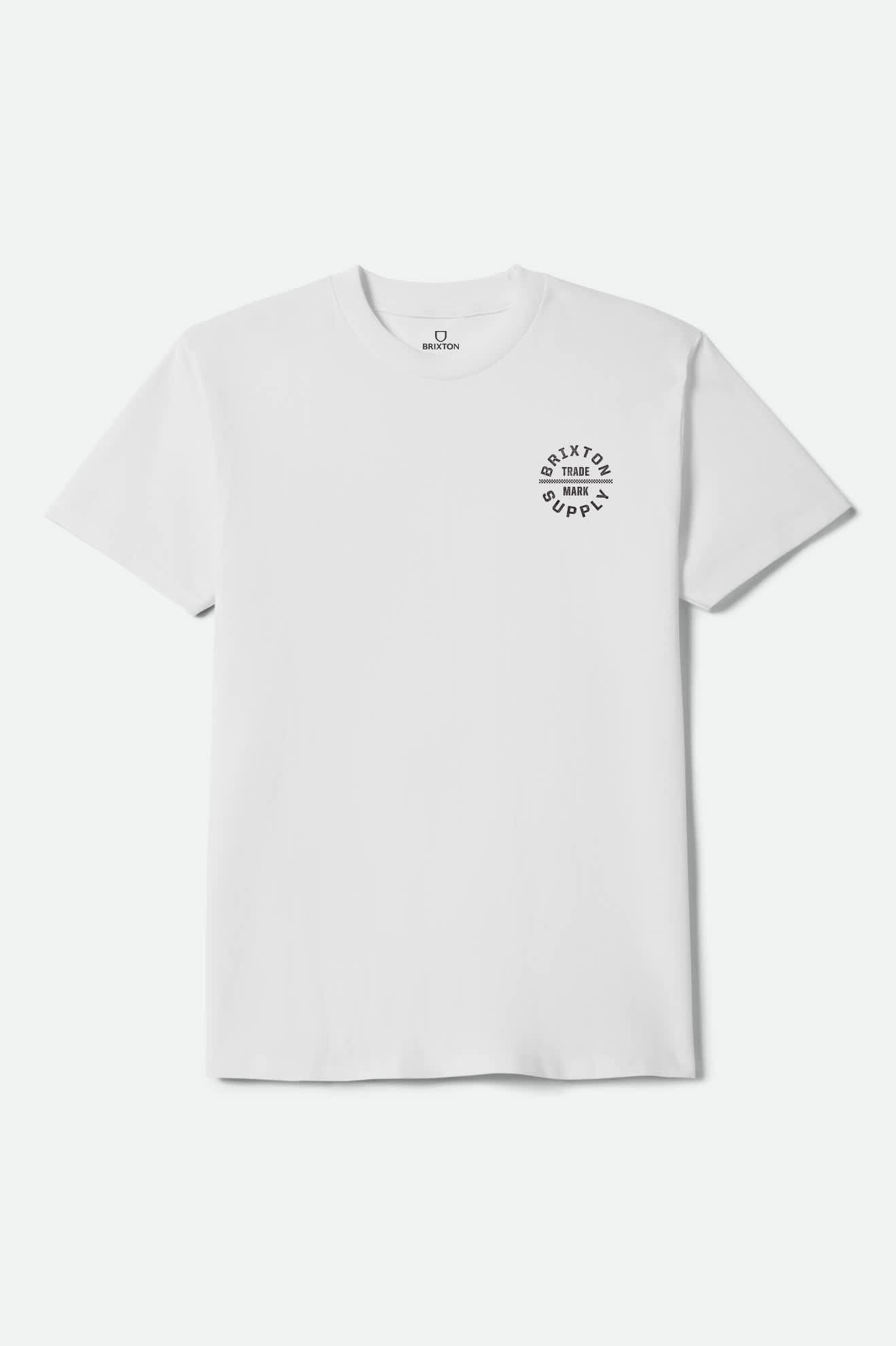 brixton-oath-v-t-shirt-wei-schwarz-grafik image 2