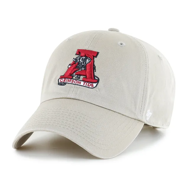 47-brand-alabama-crimson-tide-vintage-47-clean-up-cap-khaki image 1