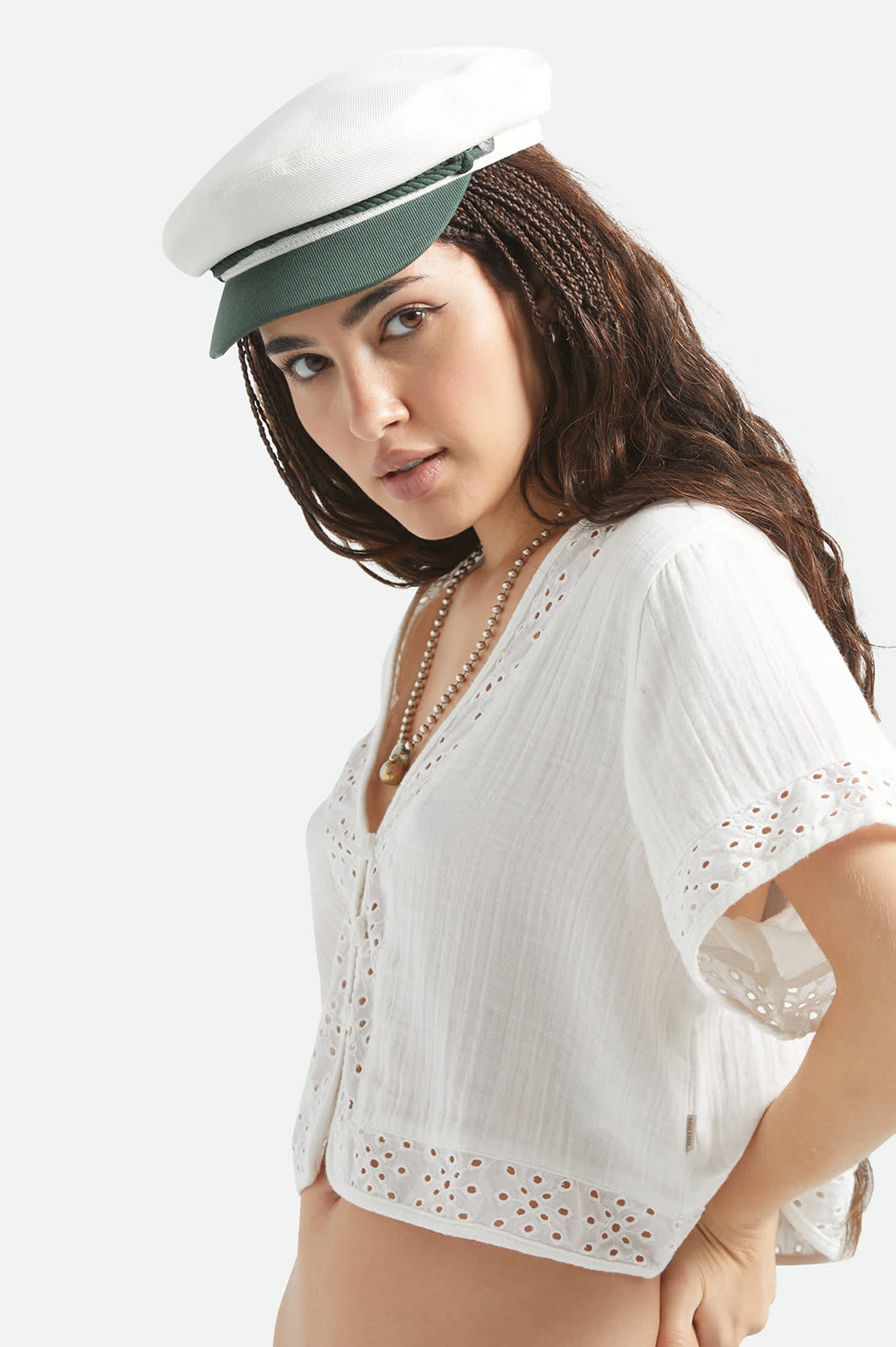 brixton-fiddler-fisherman-cap-primal-green-fischercap image 5