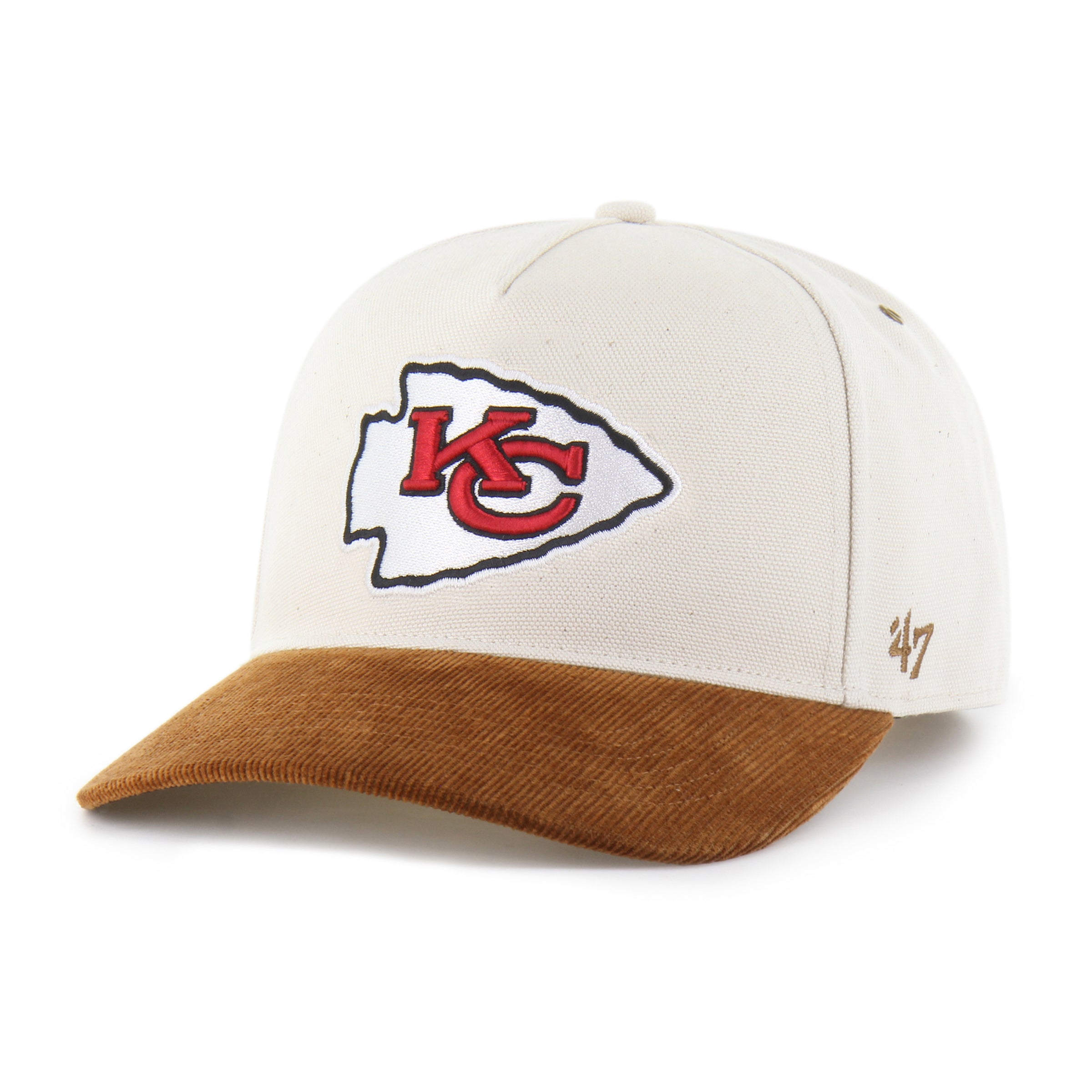 47-brand-hitch-rf-relaxed-fit-snapback-cap-chiefs-natural image 1