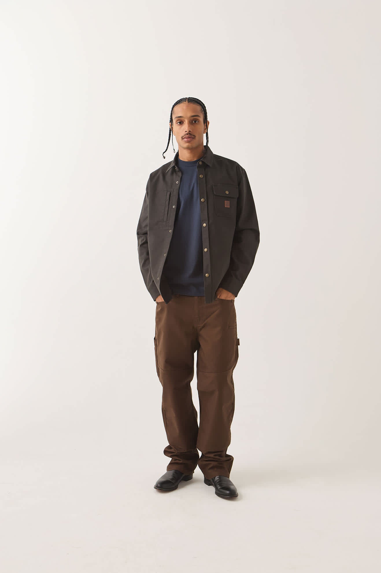 brixton-builders-carpenter-pant-walnut-brown-stretch image 2