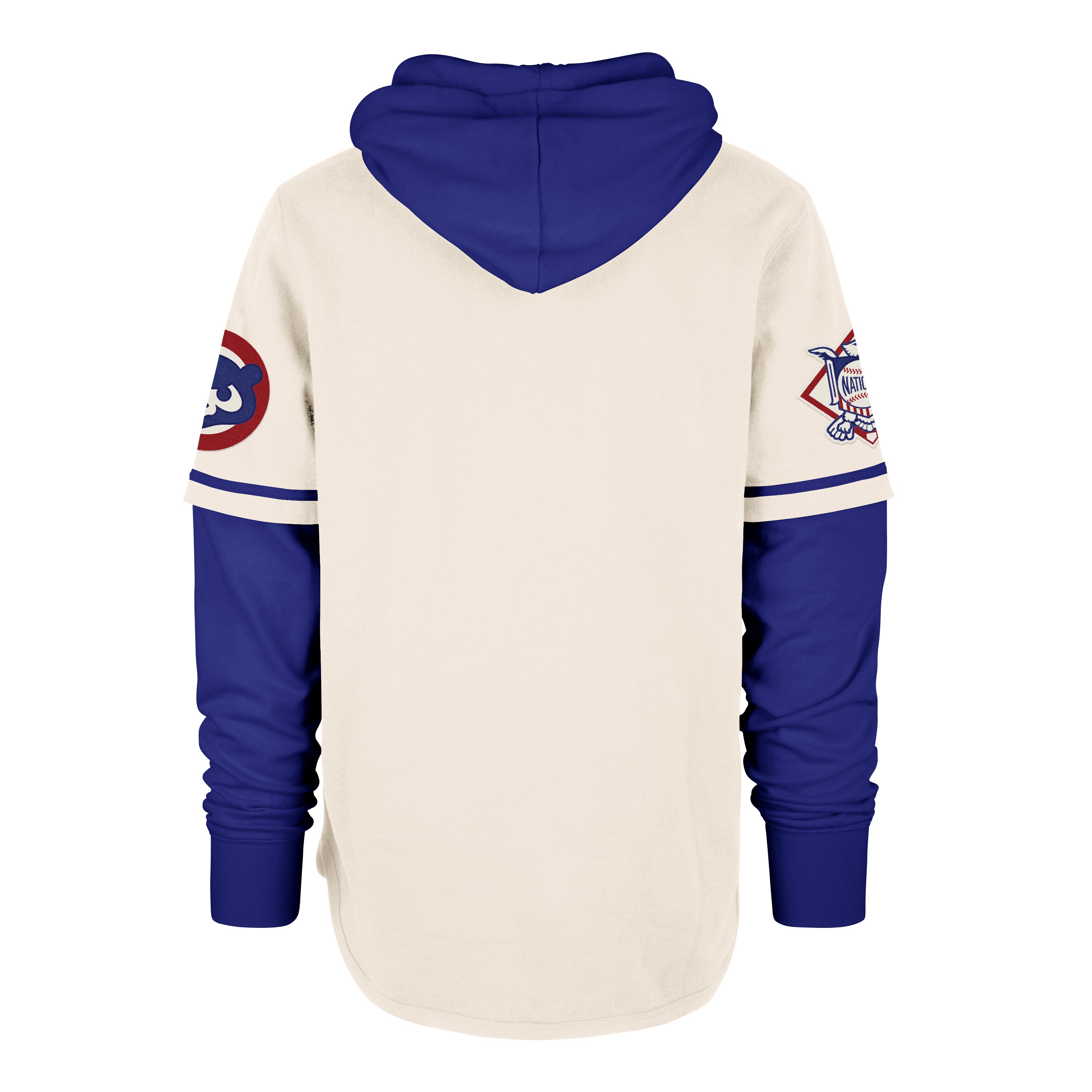 47-brand-chicago-cubs-cooperstown-shortstop-hoodie-cream image 2