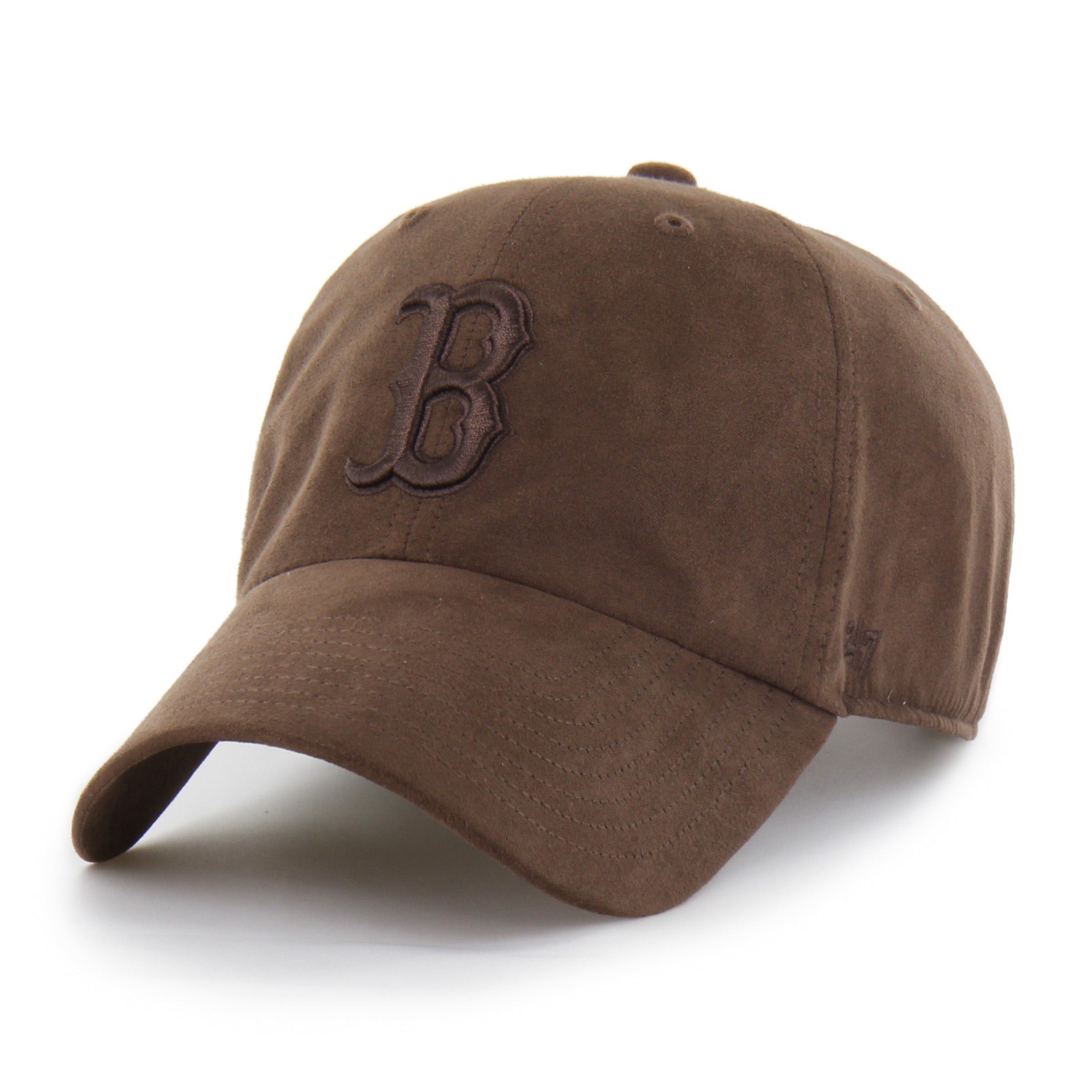 47-brand-clean-up-boston-red-sox-ballpark-suede-cap-brown image 1