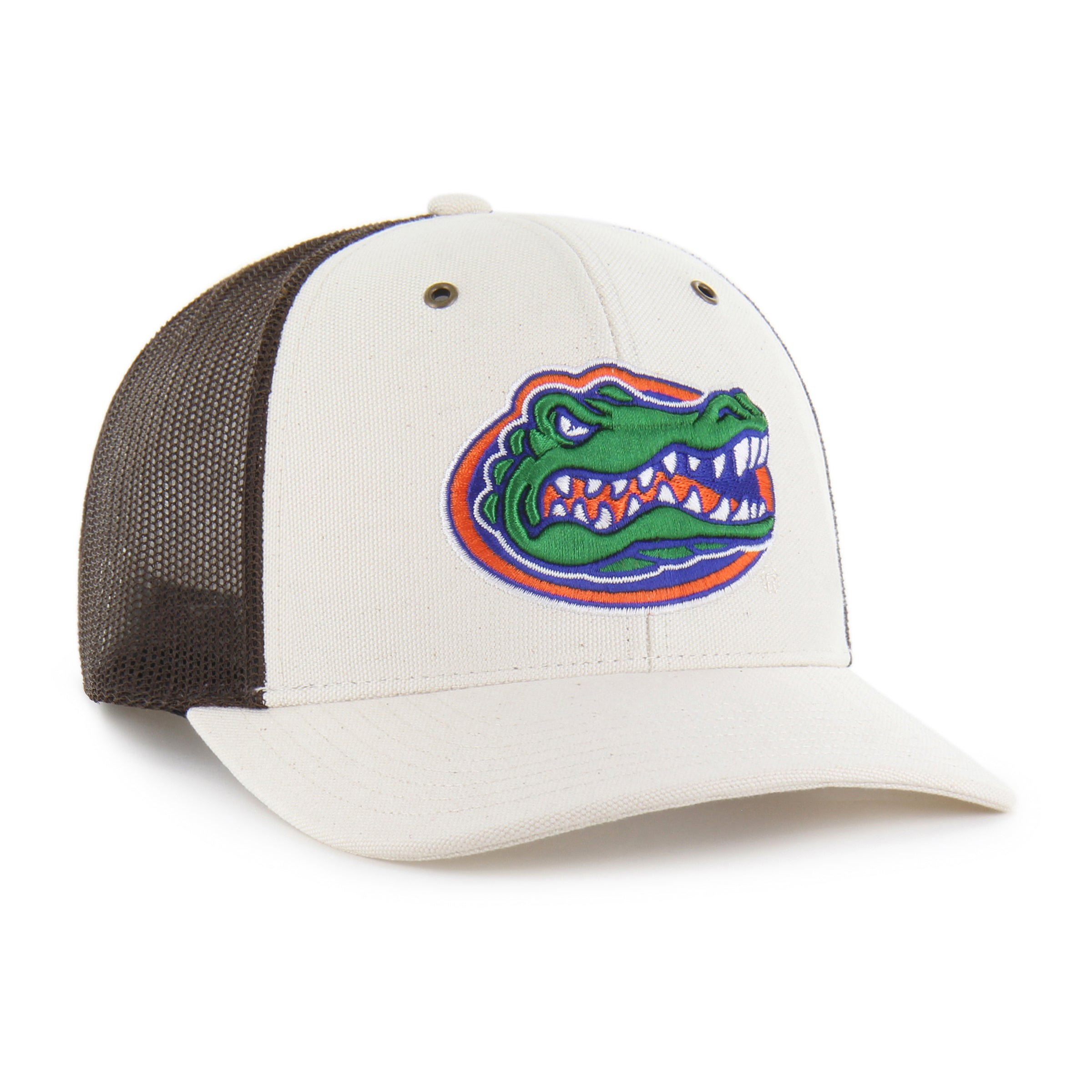 47-florida-gators-carhartt-undyed-trucker-cap-natural image 4