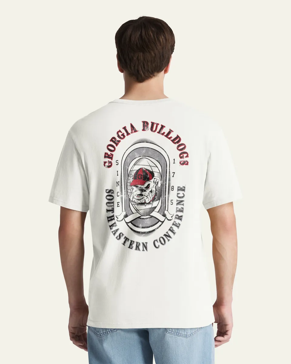 47-foundation-tee-georgia-bulldogs-oval-t-shirt-sandstone image 1