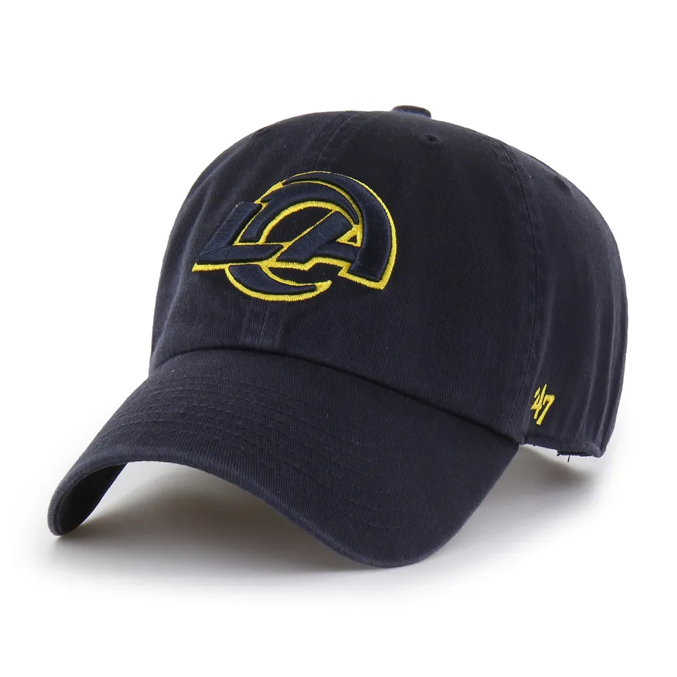 47-clean-up-los-angeles-rams-cap-dark-navy-strapback image 1