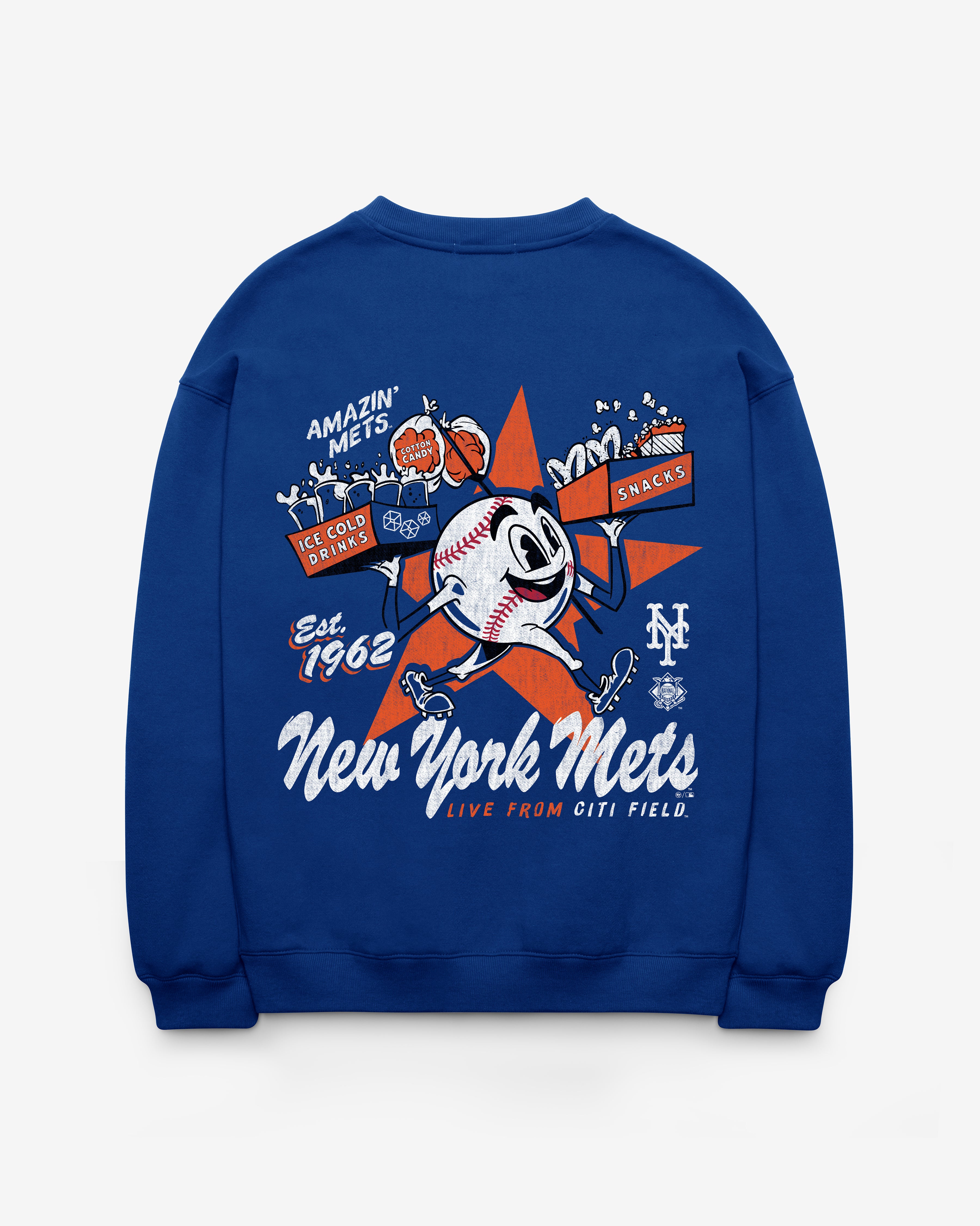 47-brand-headline-mets-fan-fuel-sweatshirt-royal-damen image 3