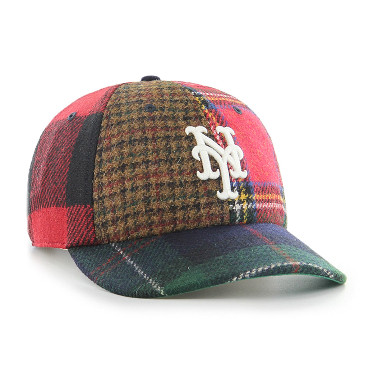 47-brand-47-clean-up-mets-cap-red-mister-mort-tartan-visor image 4