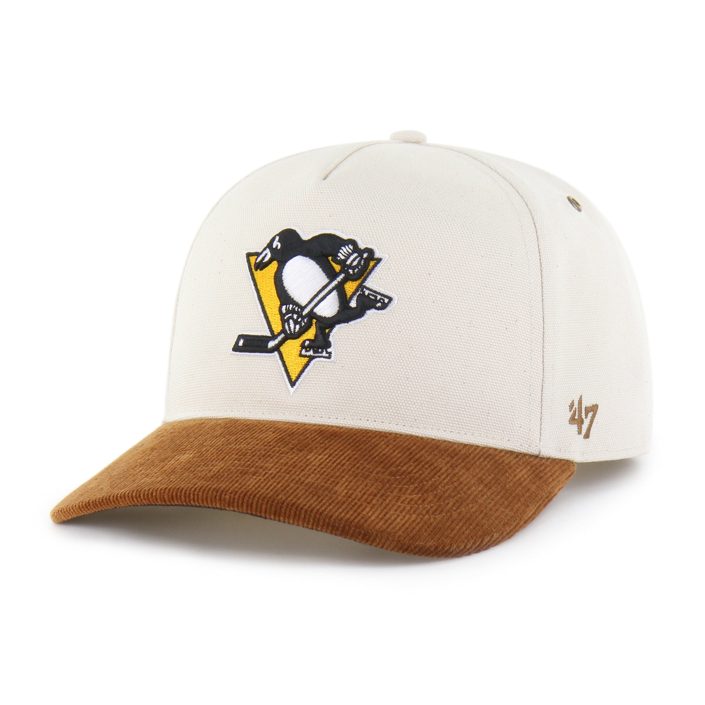 47-brand-penguins-carhartt-undyed-hitch-cap-natural image 1