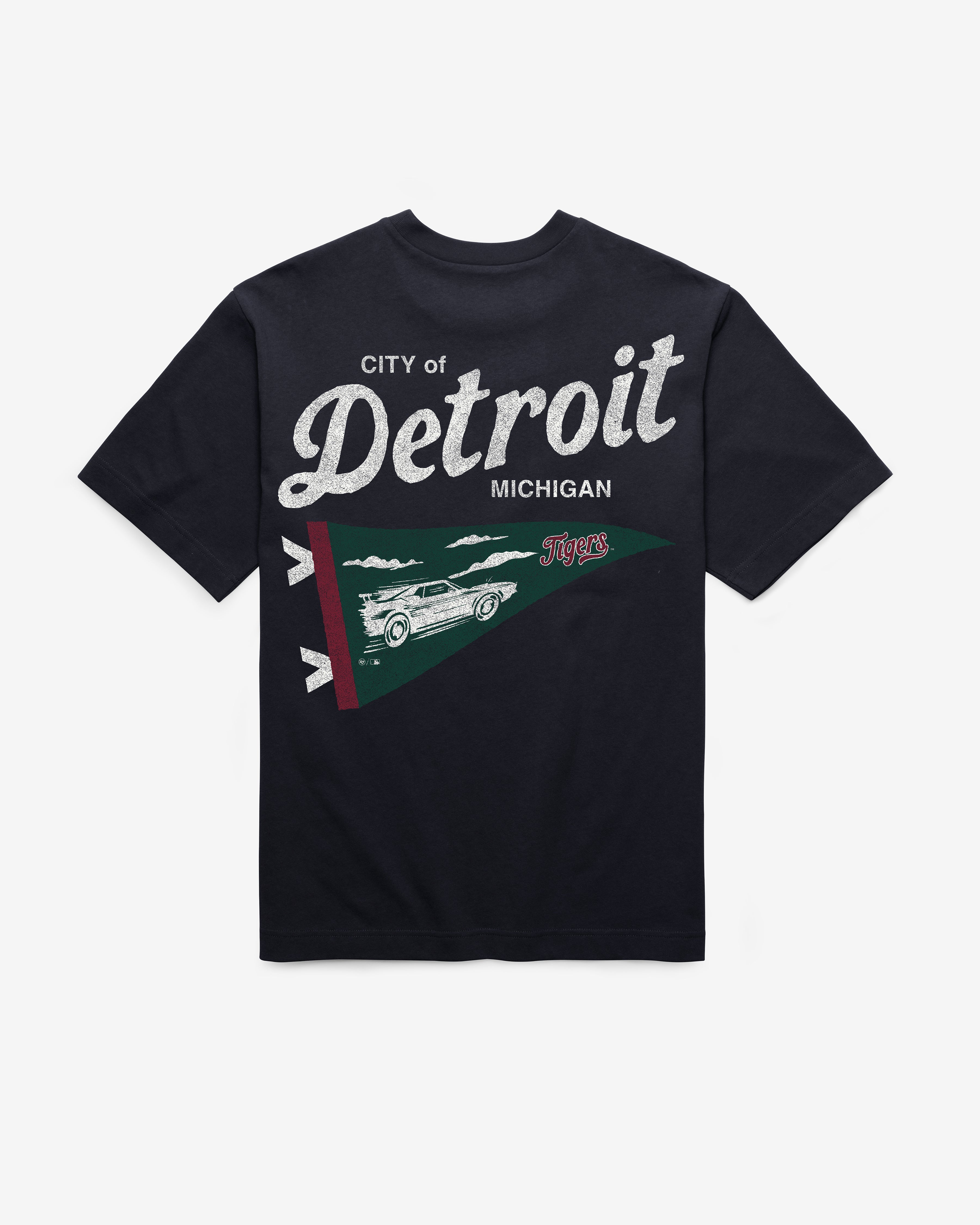 47-foundation-detroit-tigers-t-shirt-navy-bedruckt image 3