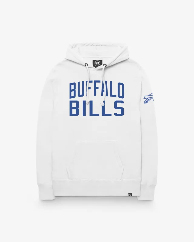 47-brand-headline-crew-buffalo-bills-gamebreak-hoodie-white-wash image 1