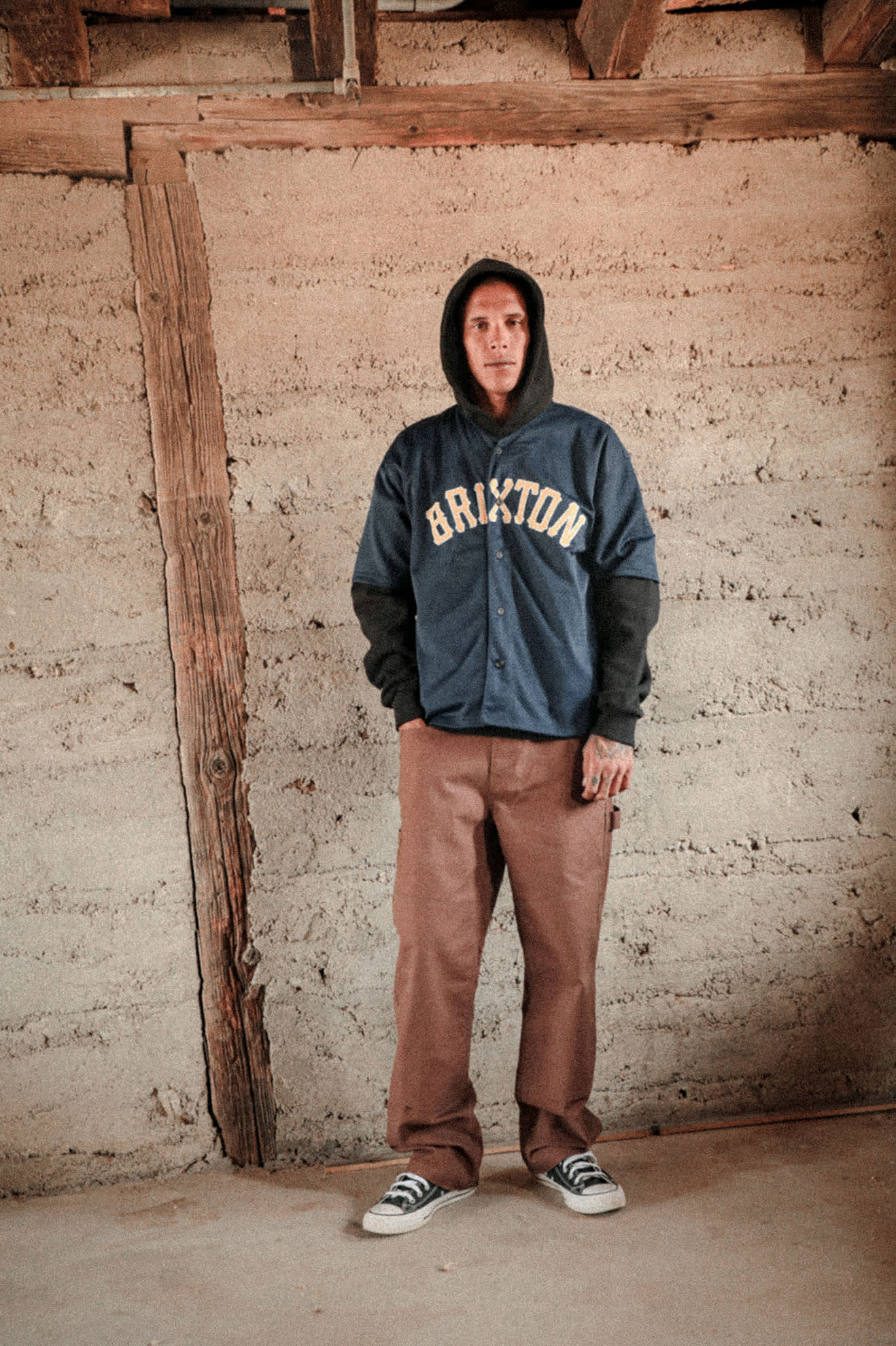 brixton-mesh-baseball-jersey-washed-navy-polyester-xxl image 6