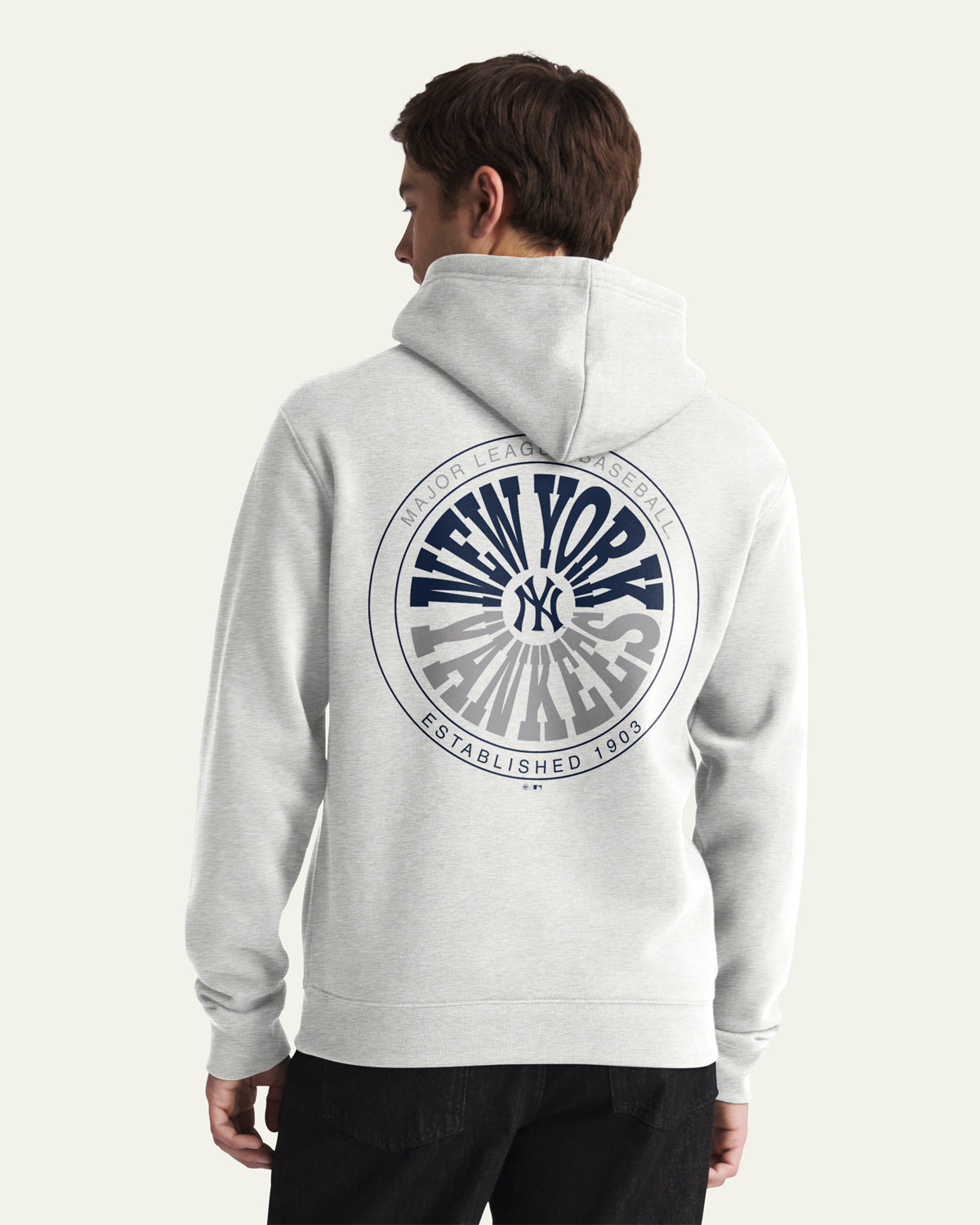 47-brand-everyday-hood-yankees-hoodie-relay-grey image 1