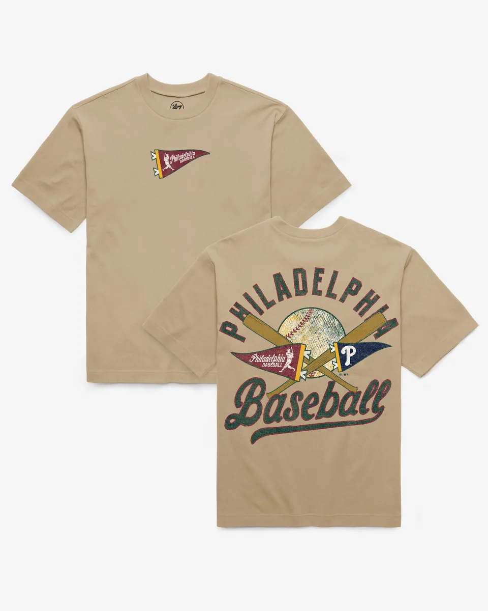 47-brand-philadelphia-phillies-city-ball-t-shirt-khaki-herren image 1