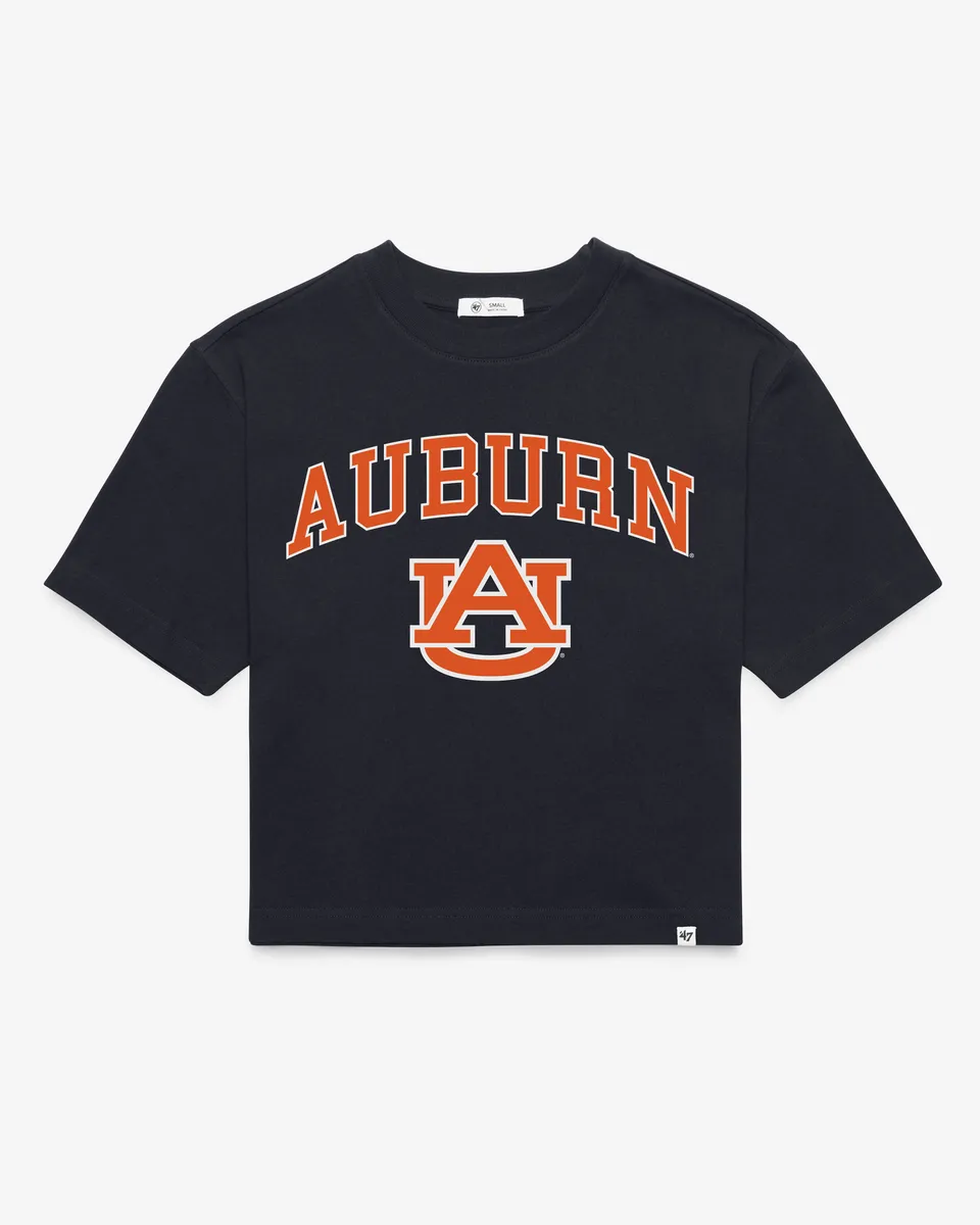 47-reed-city-auburn-tigers-t-shirt-damen-navy-cropped image 1