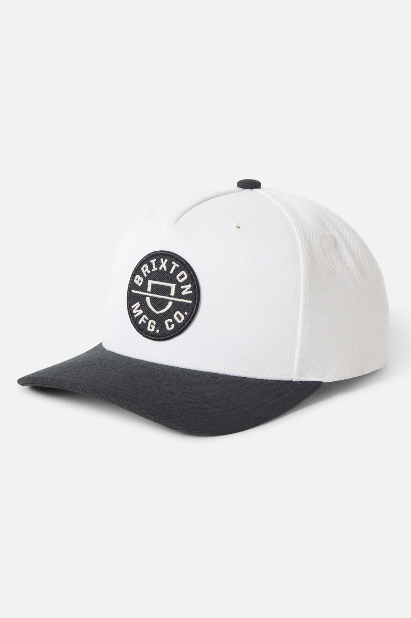 brixton-crest-netplus-snapback-schwarz-weiss-recycelt image 1