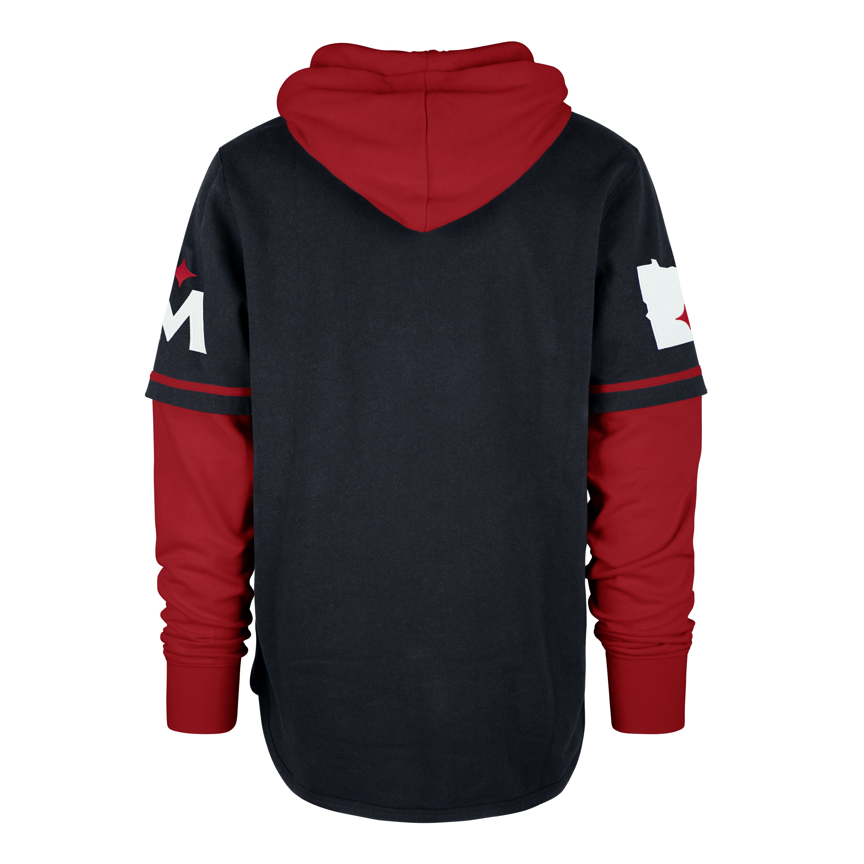 47-brand-trifecta-shortstop-hoodie-twins-navy-baumwolle image 2