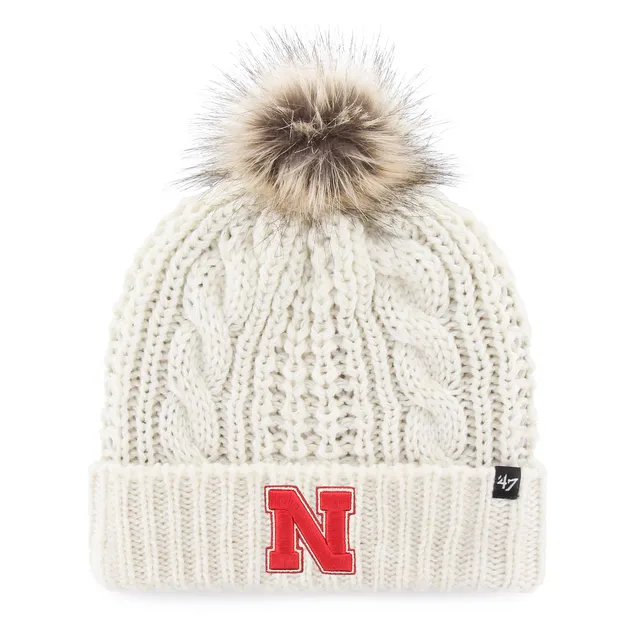 47-knits-meeko-nebraska-cuff-beanie-damen-wei-mit-bommel image 1
